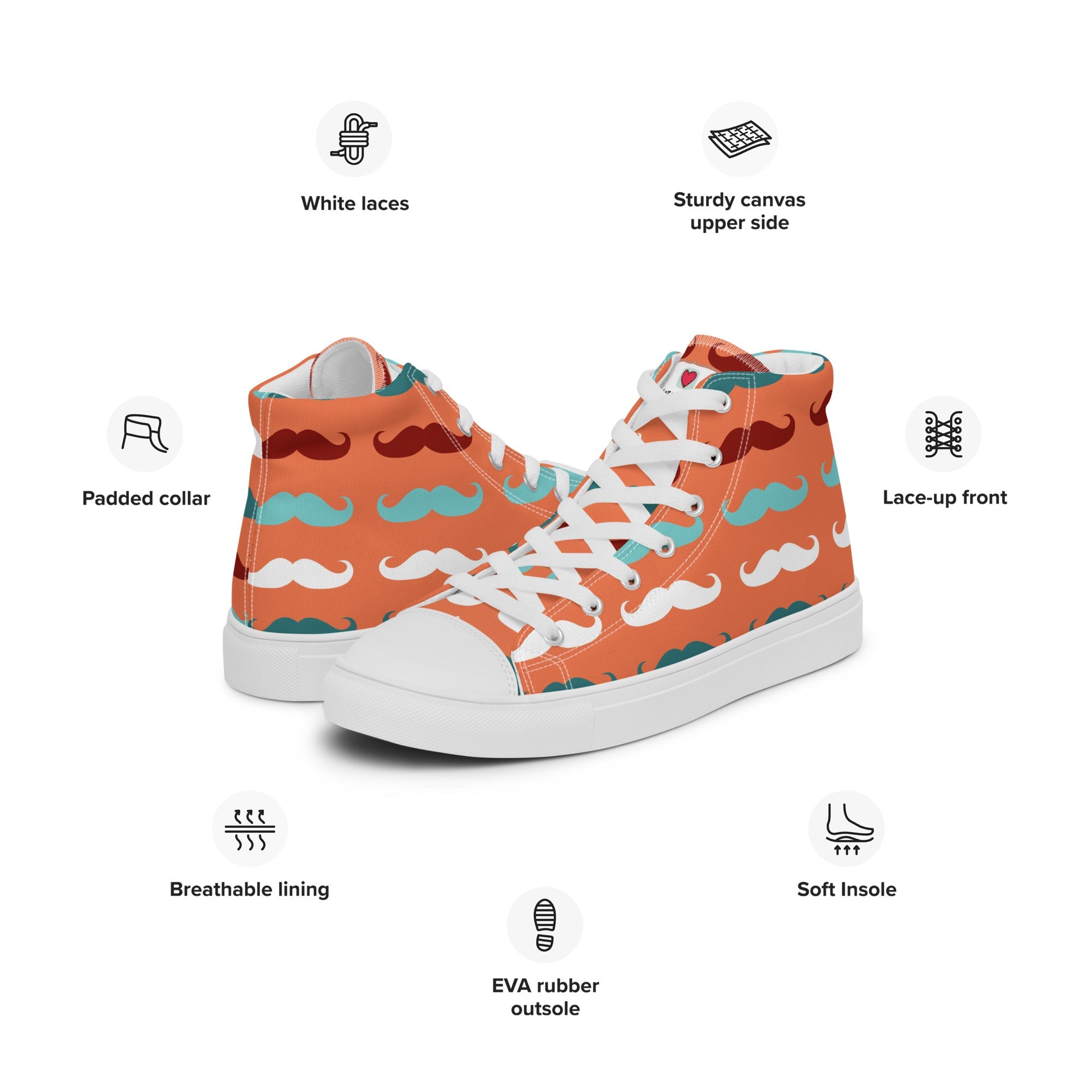 Cool Dad's Commuter Stye Men's High Top Sneakers
