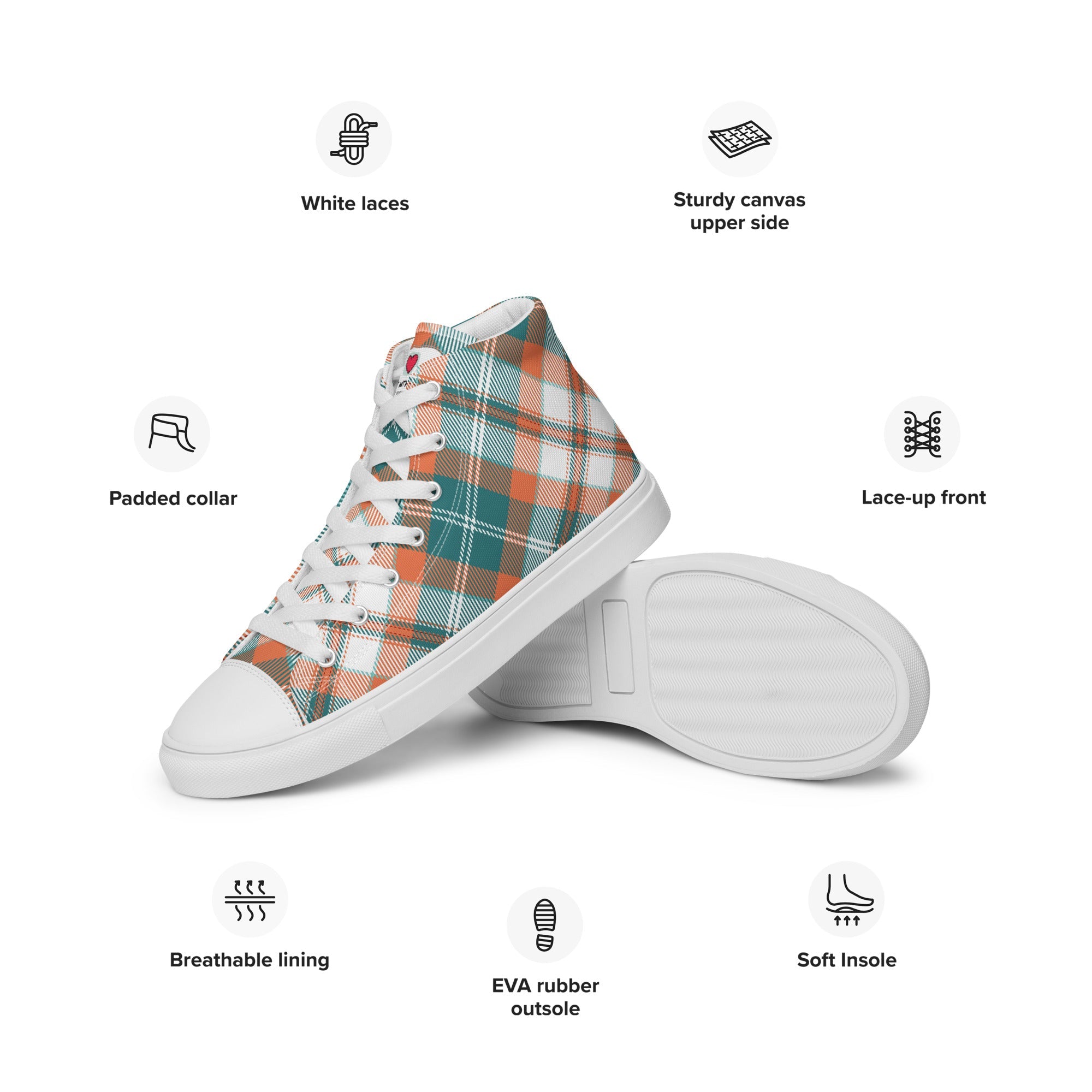 Cool Dad's Commuter Stye Men's High Top Sneakers