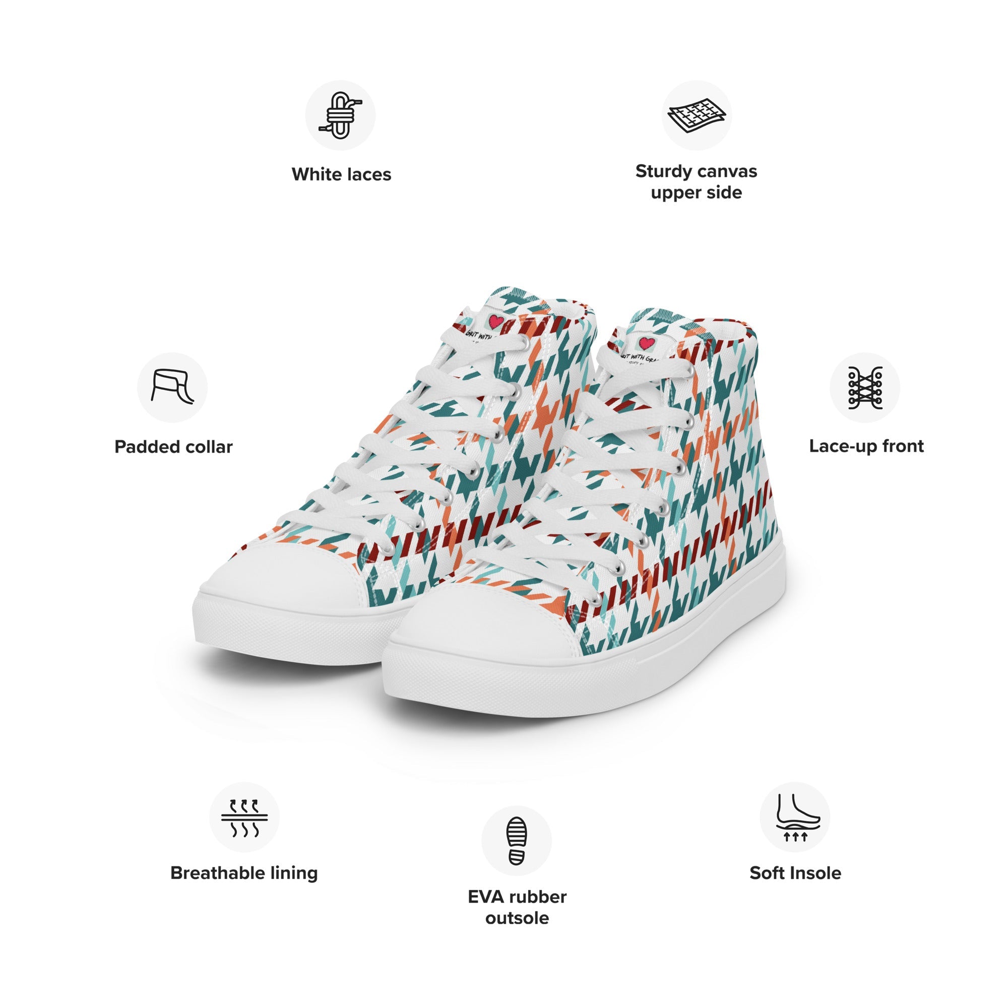 Cool Dad's Commuter Stye Men's High Top Sneakers
