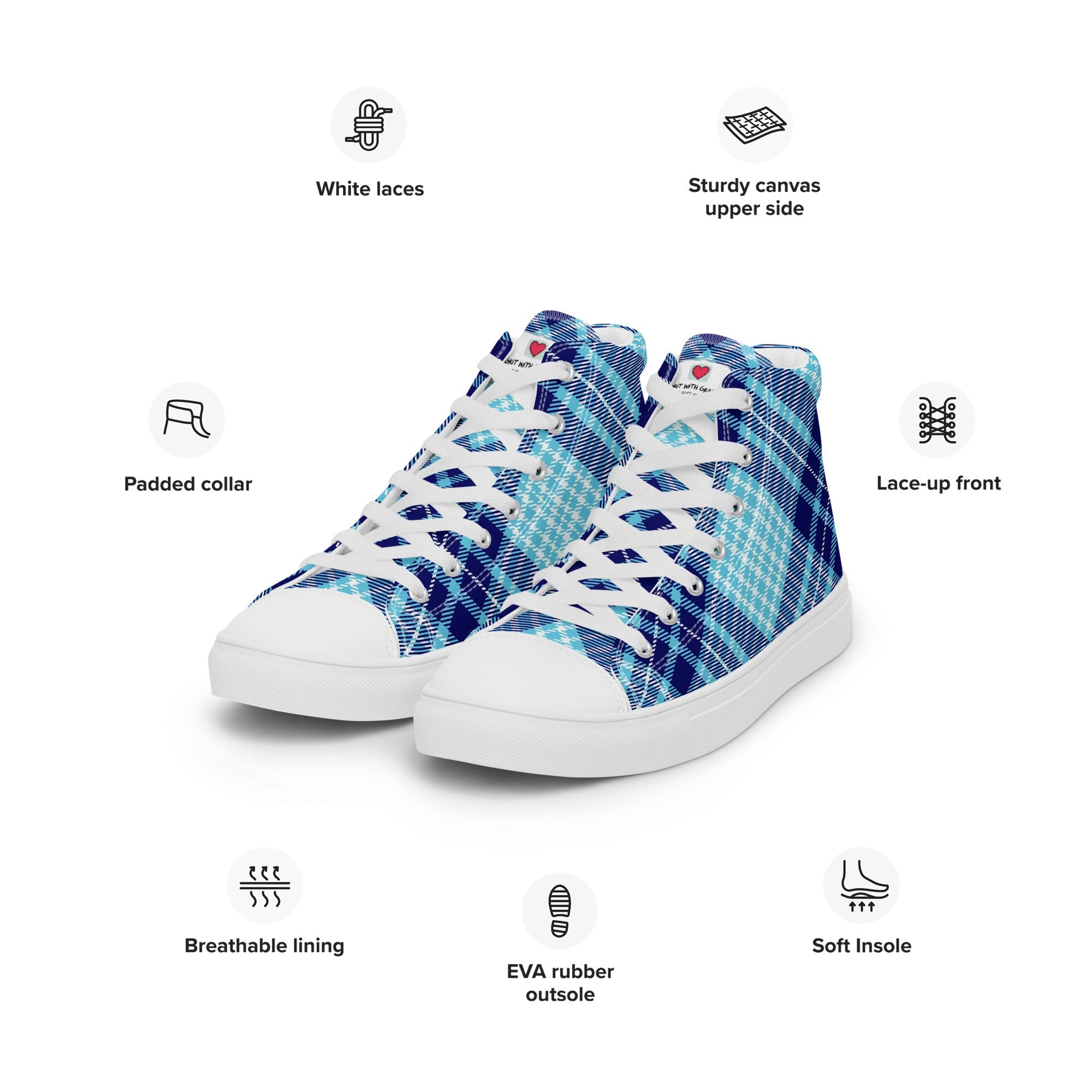 Cool Dad's Commuter Stye Men's High Top Sneakers