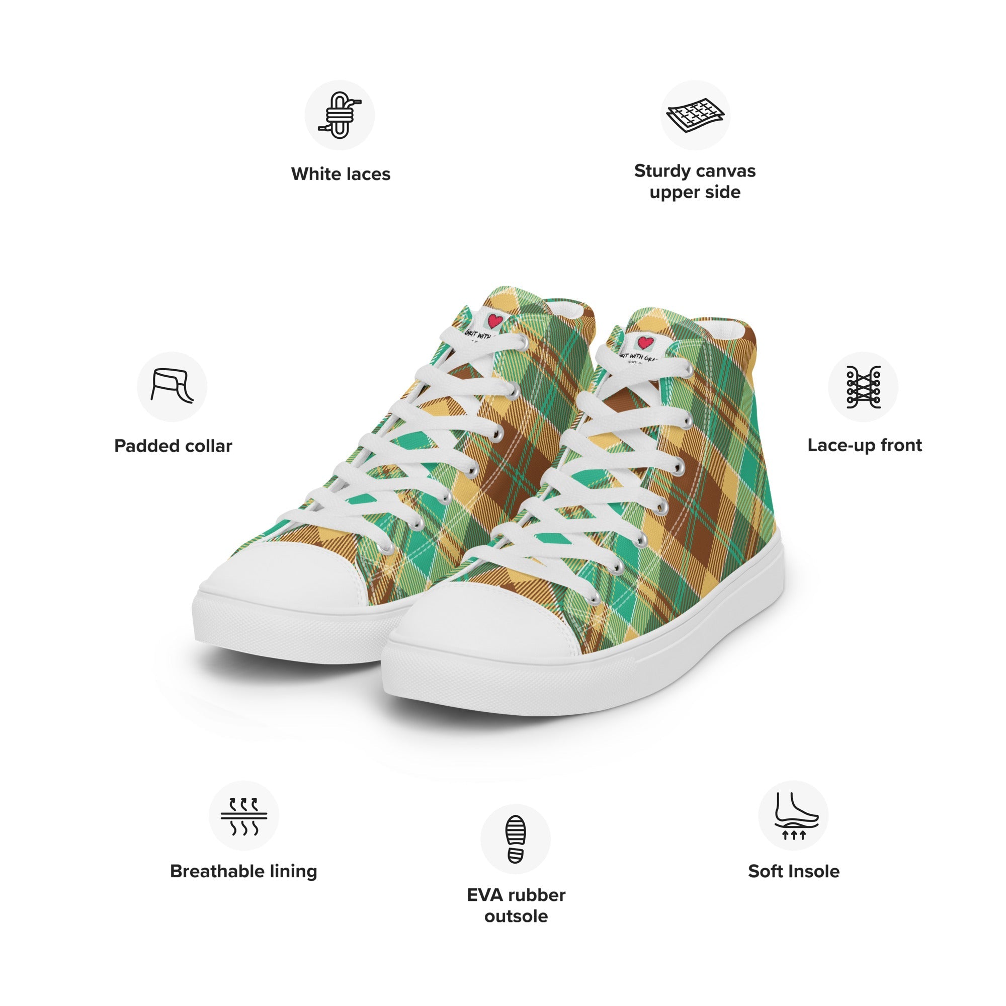 Cool Dad's Commuter Stye Men's High Top Sneakers