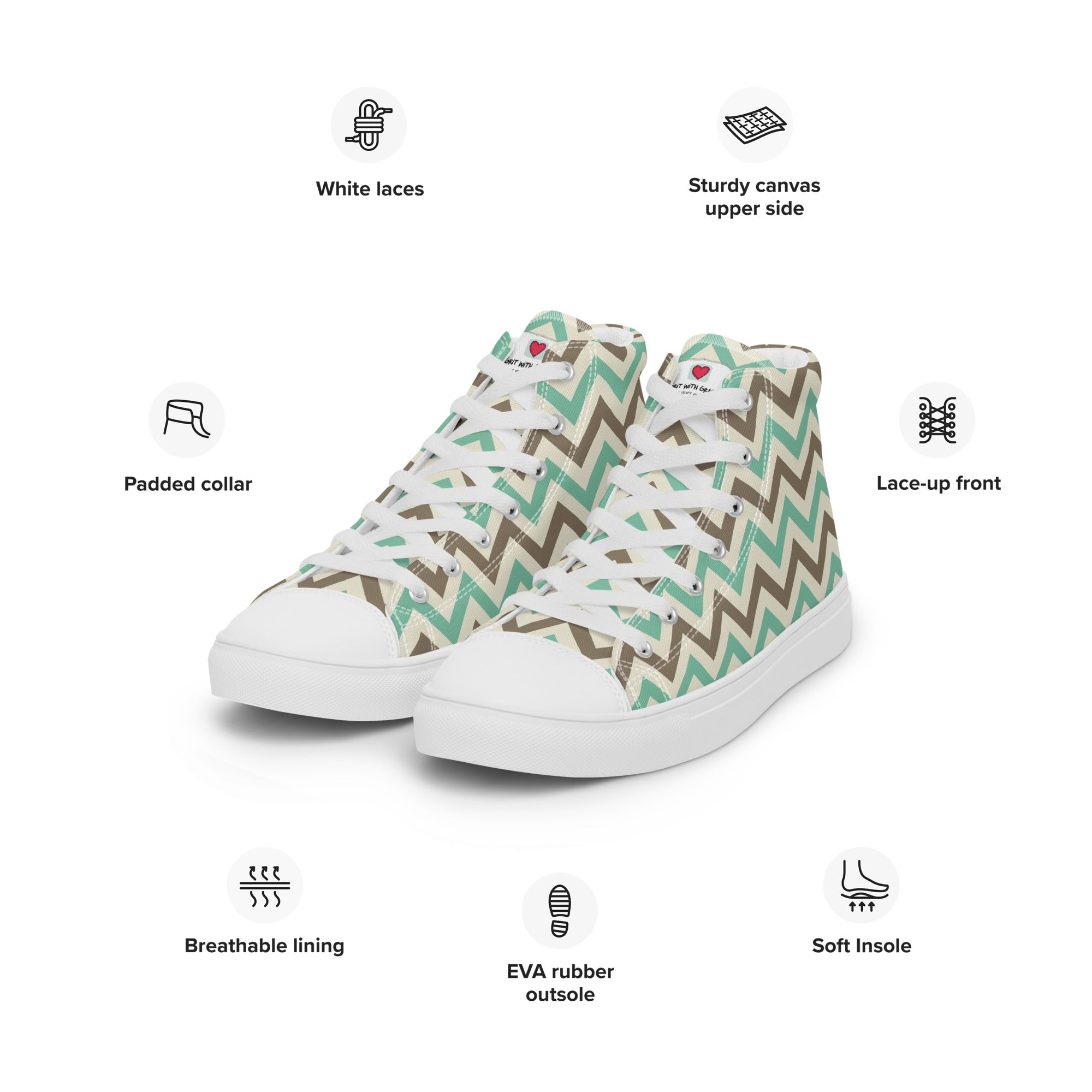 Cool Dad's Commuter Stye Men's High Top Sneakers