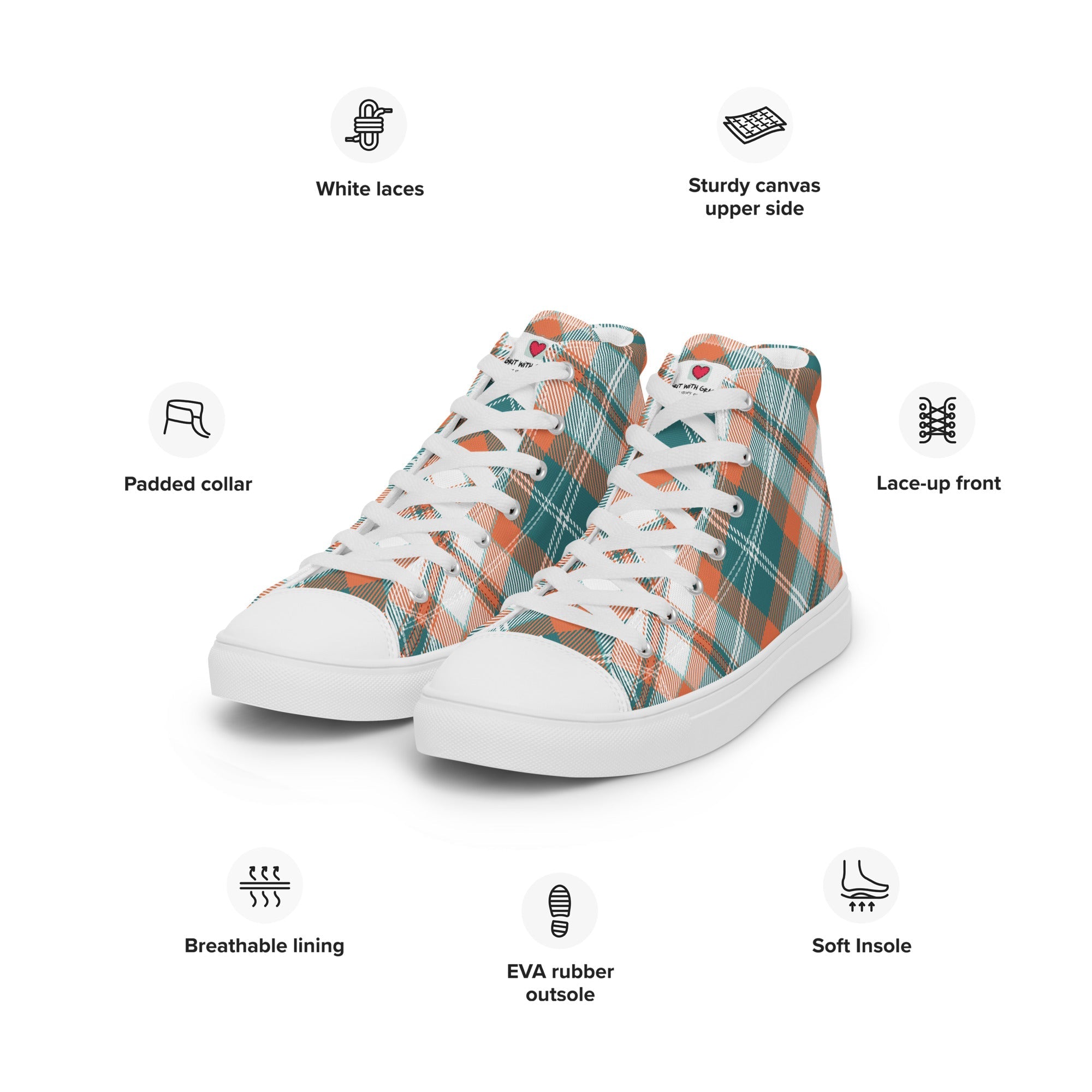 Cool Dad's Commuter Stye Men's High Top Sneakers
