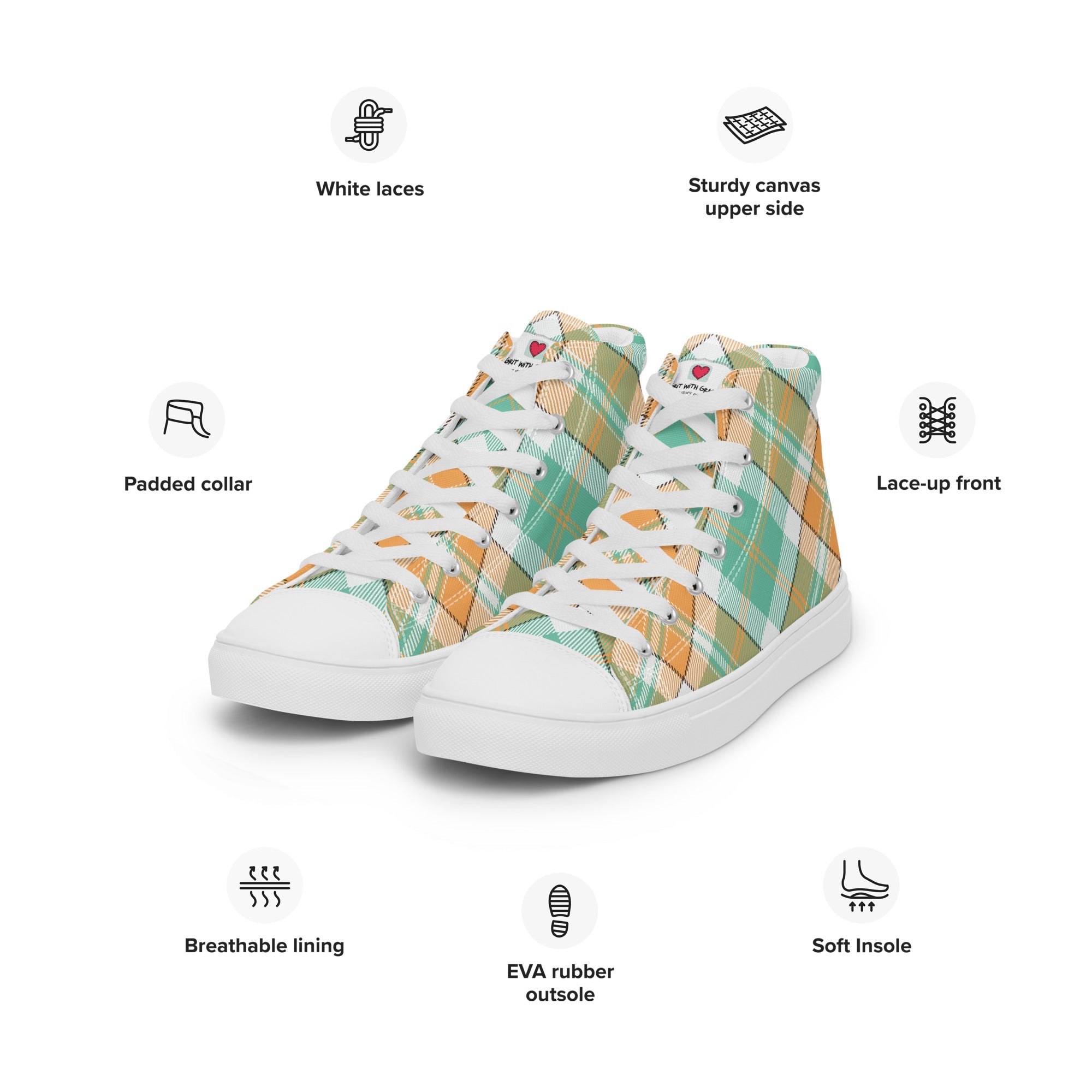 Cool Dad's Commuter Stye Men's High Top Sneakers