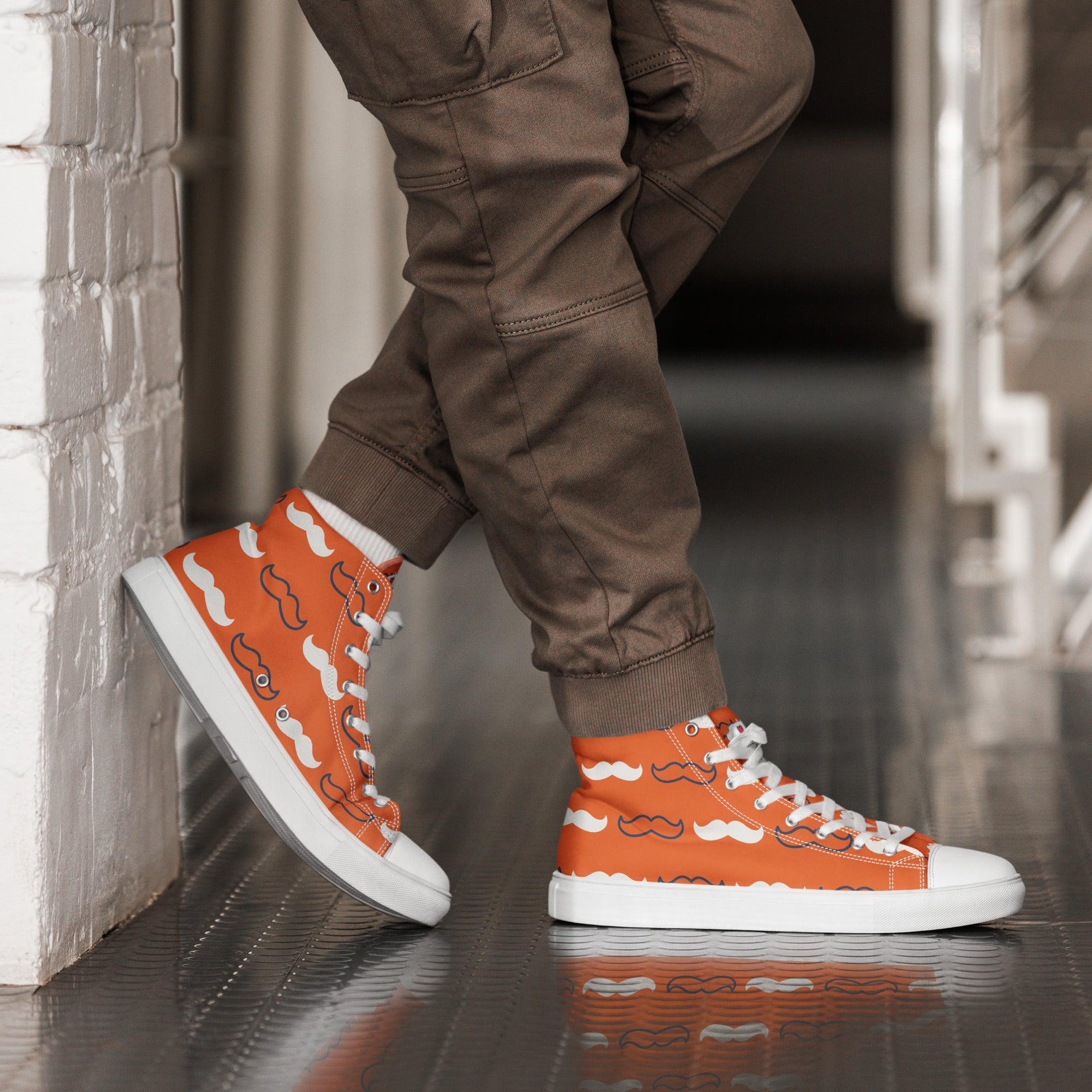 Cool Dad's Commuter Stye Men's High Top Sneakers