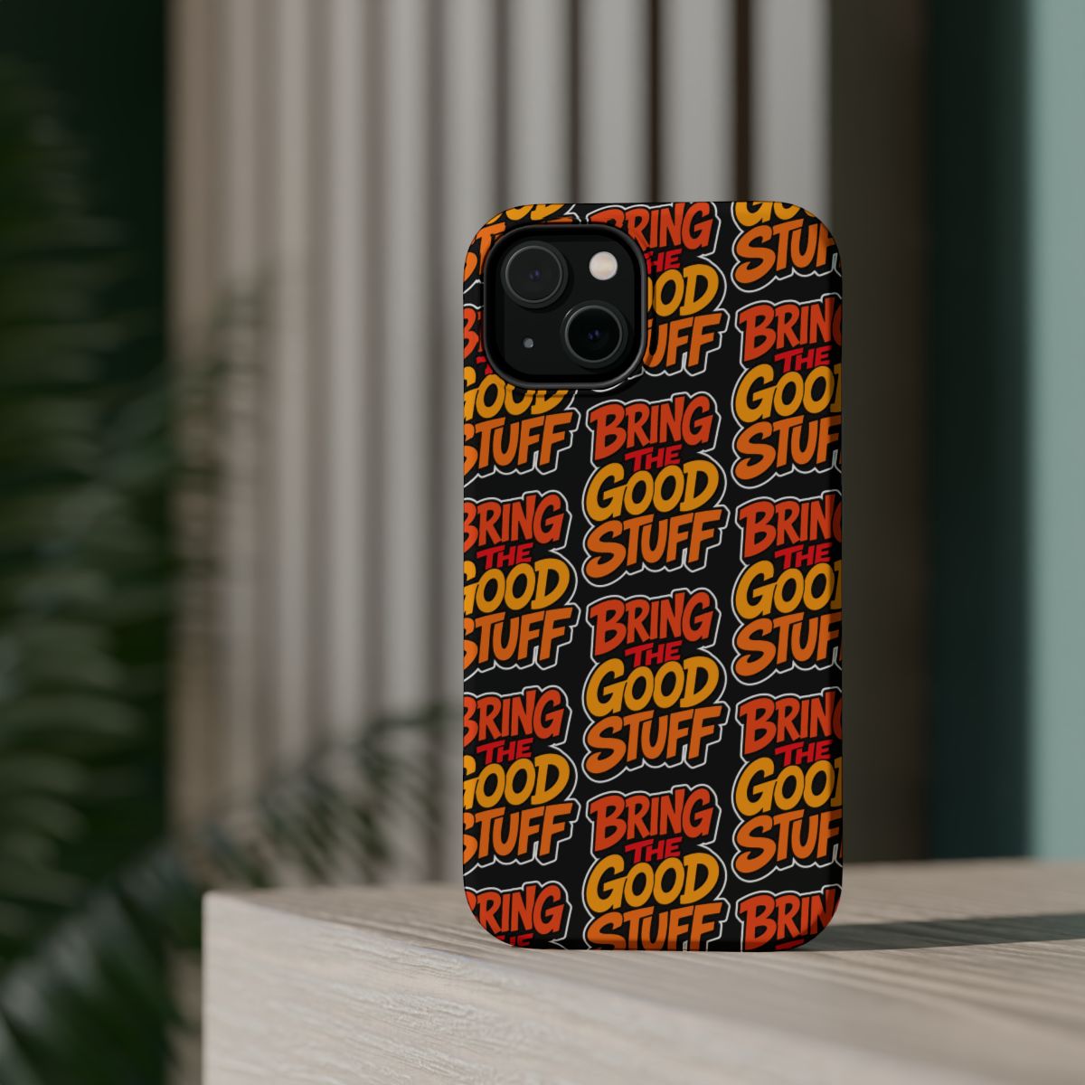 Bring The Good Stuff Orange Magnetic Phone Case