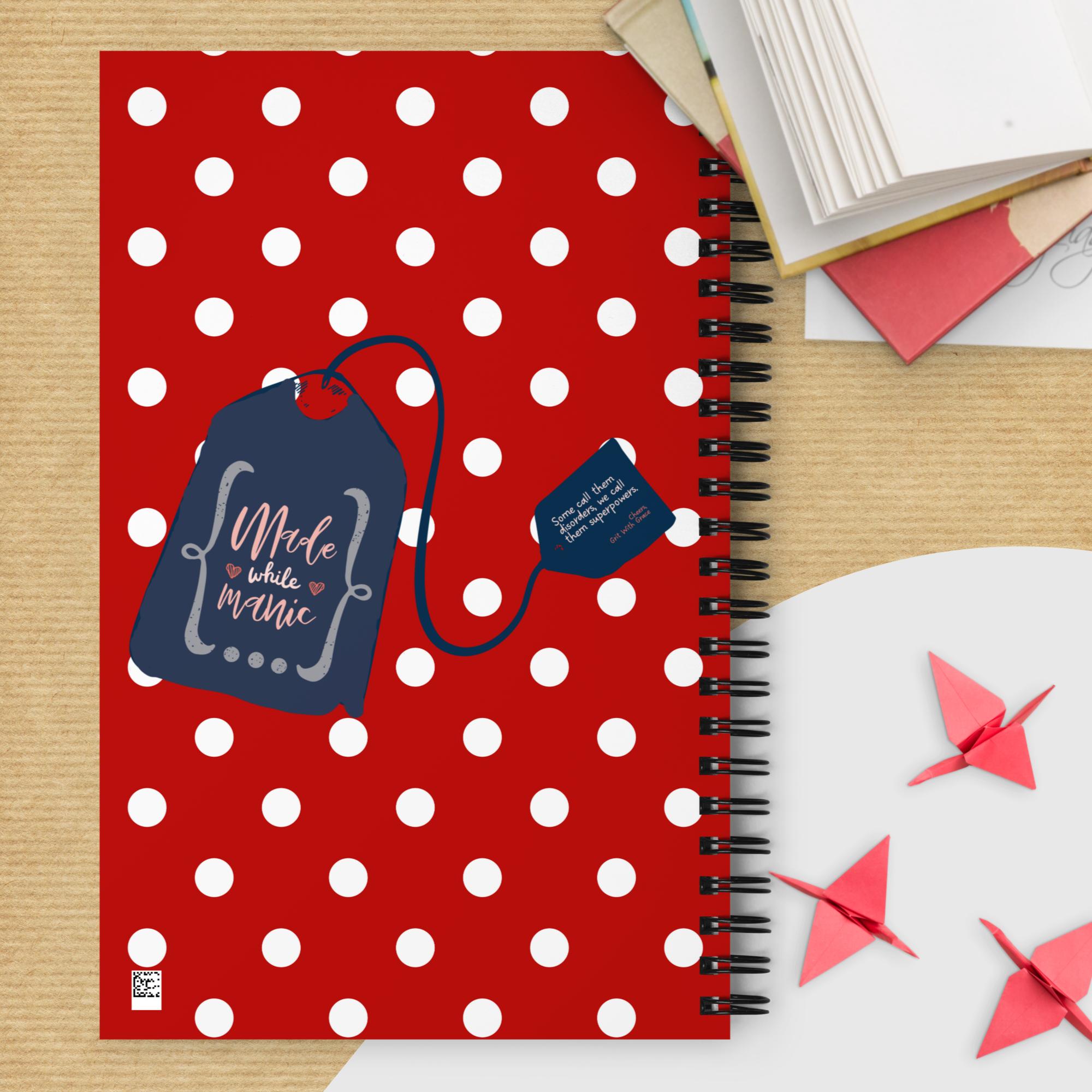 Mental Health Matters 'You are the spark that ignites change.' Spiral Notebook Inspirational Journal Wire-Bound Diary Mental Health Awareness Charity Contribution