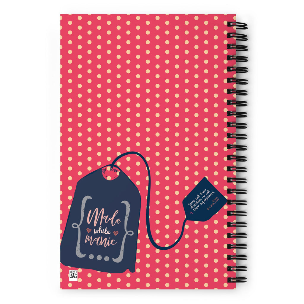 ADHD Allie 'Squirrel On Red Bull' Notebook