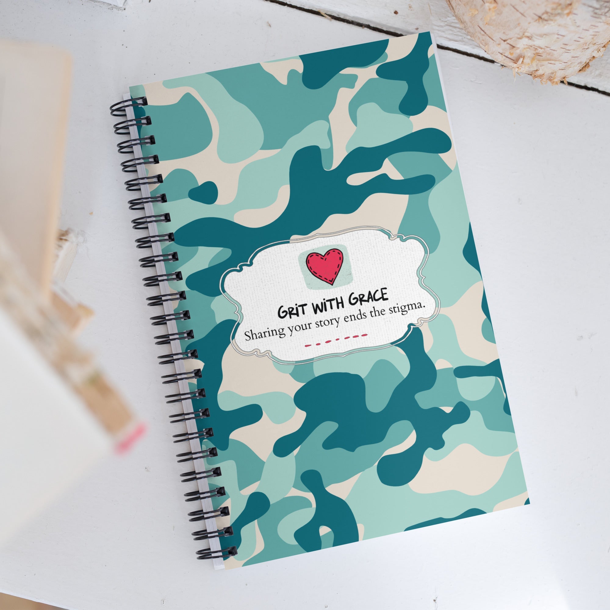 Army Enthusiast Camouflage Notebook