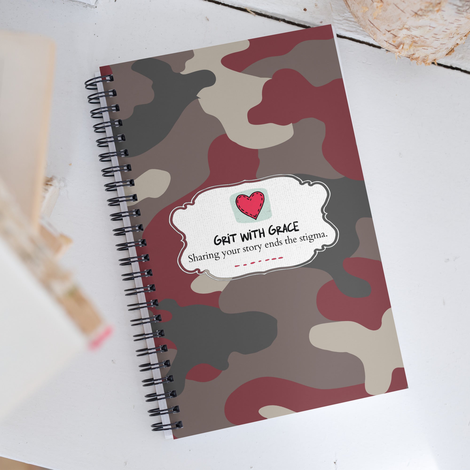 Army Enthusiast Camouflage Notebook