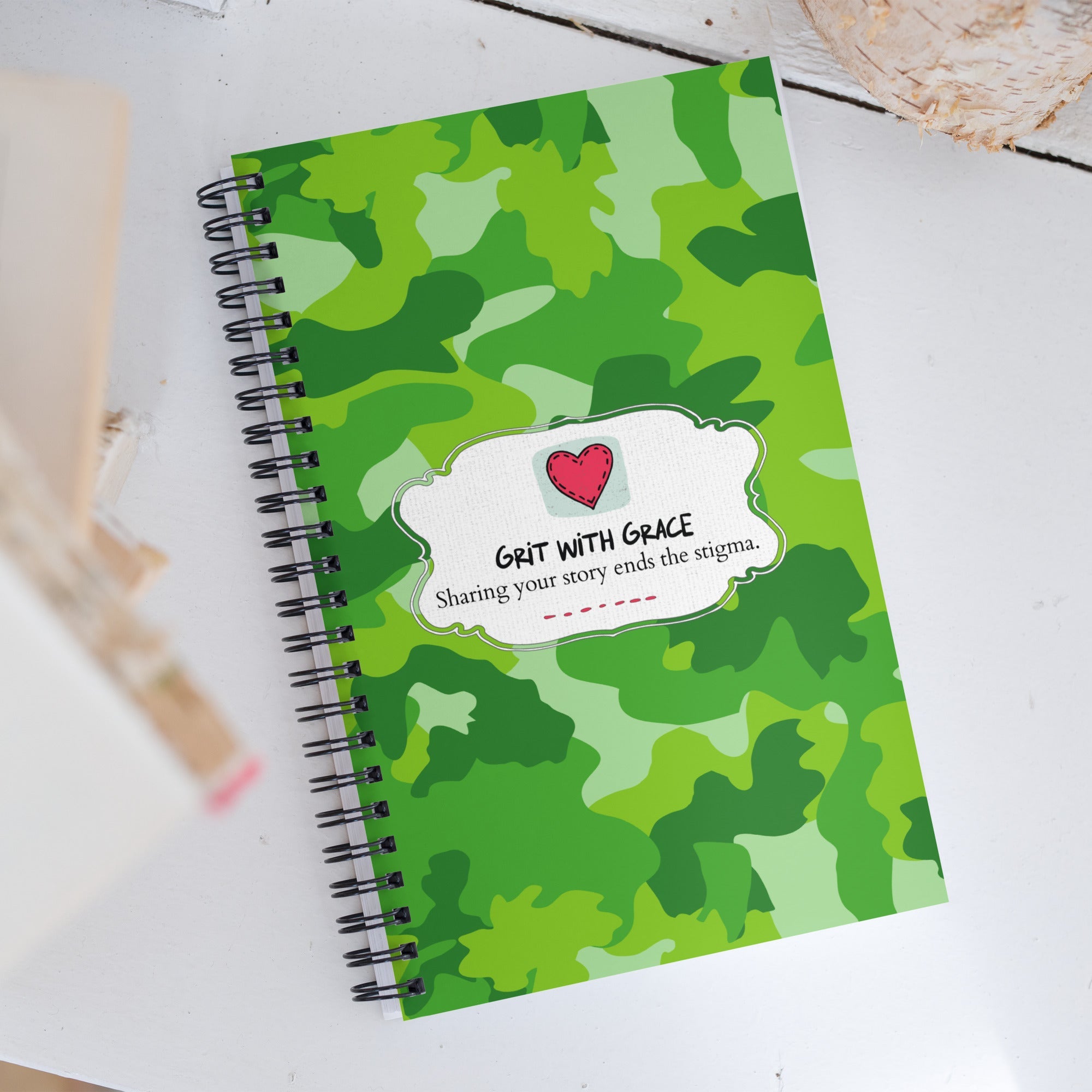 Army Enthusiast Camouflage Notebook