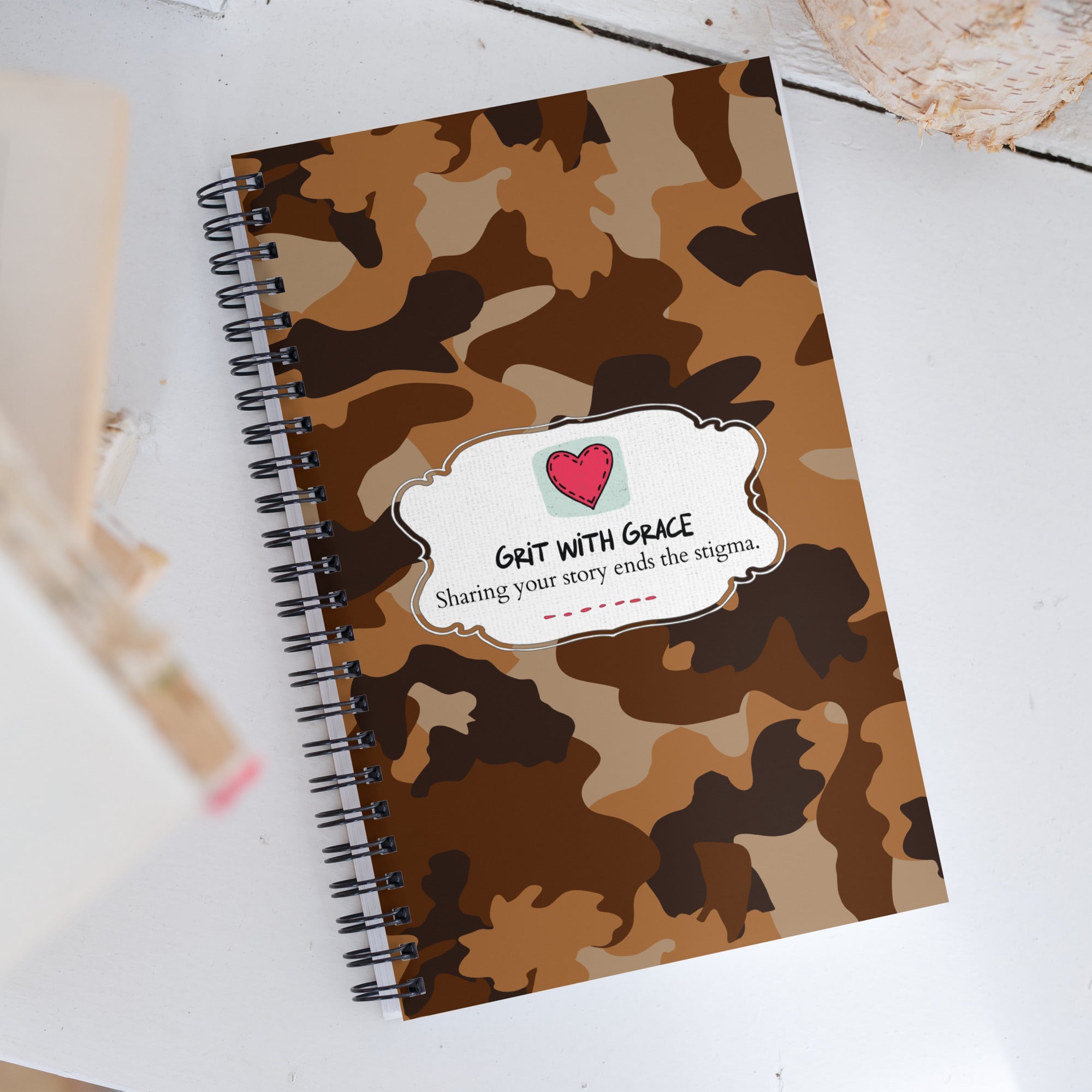 Army Enthusiast Camouflage Notebook