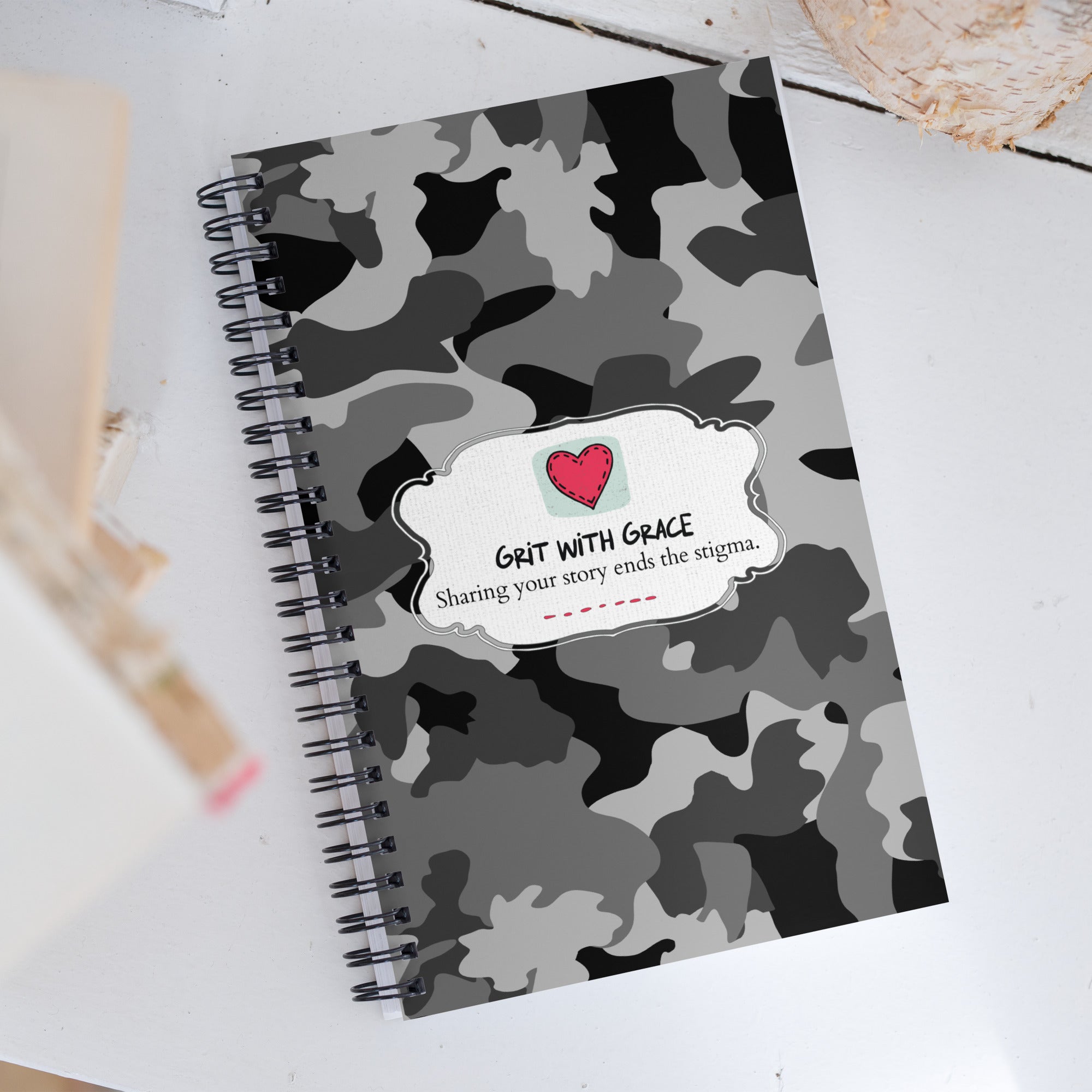 Army Enthusiast Camouflage Notebook