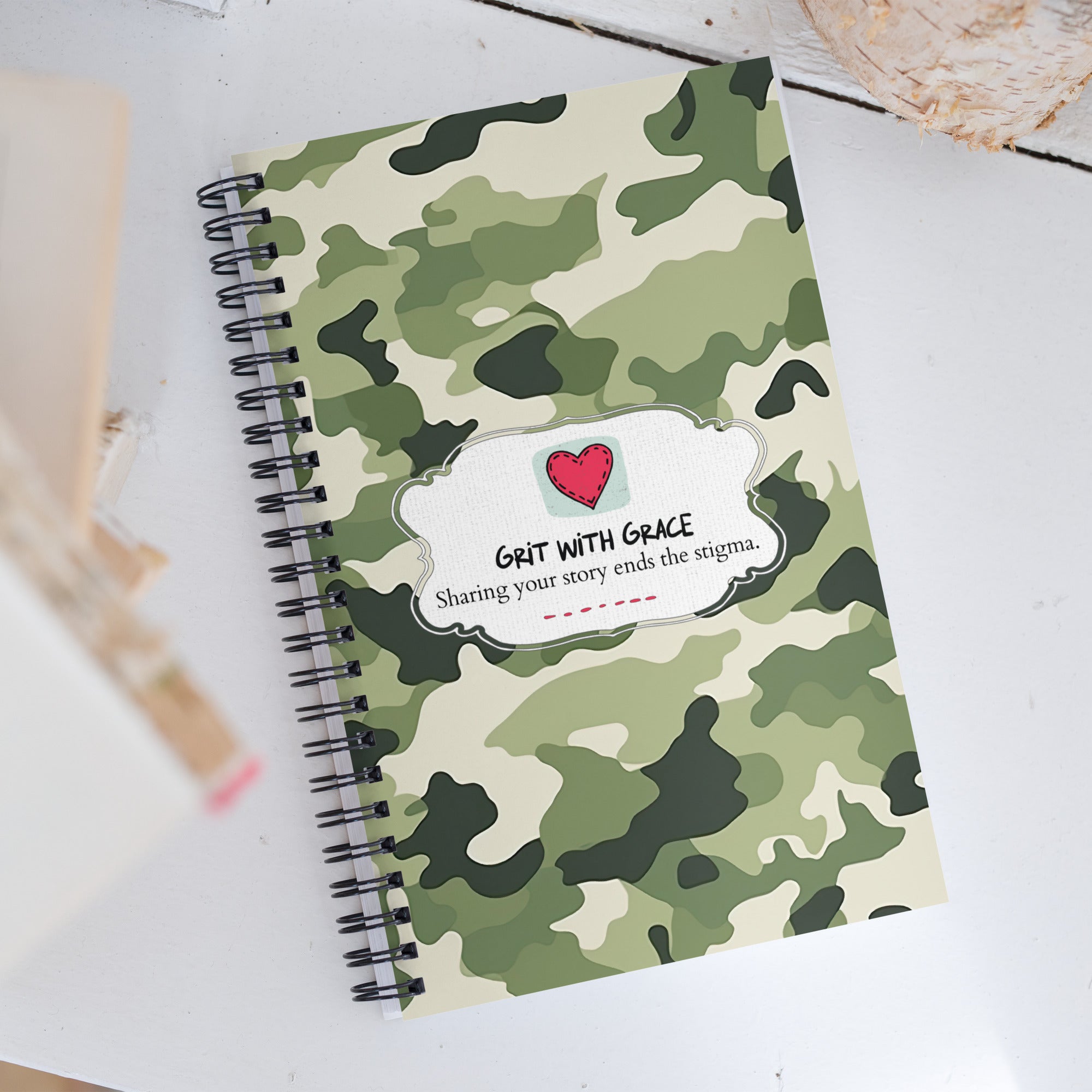 Army Enthusiast Camouflage Notebook