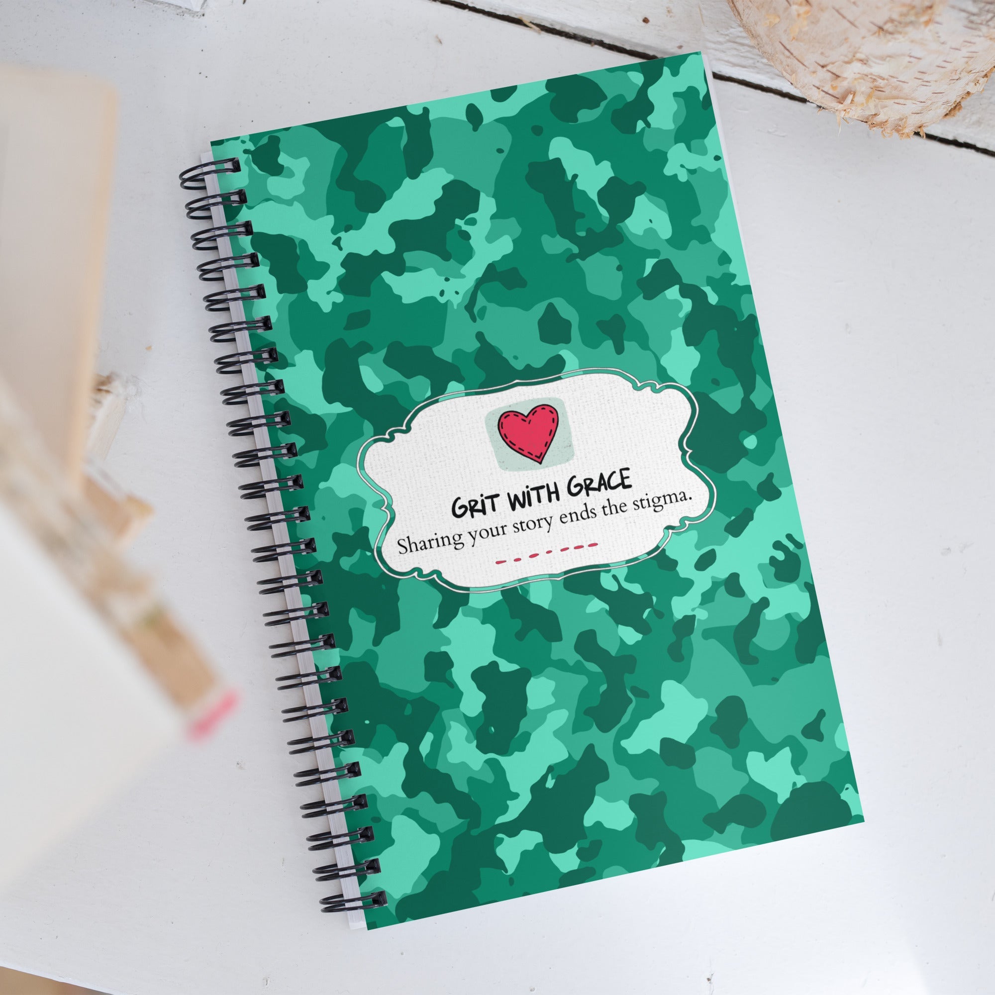 Army Enthusiast Camouflage Notebook