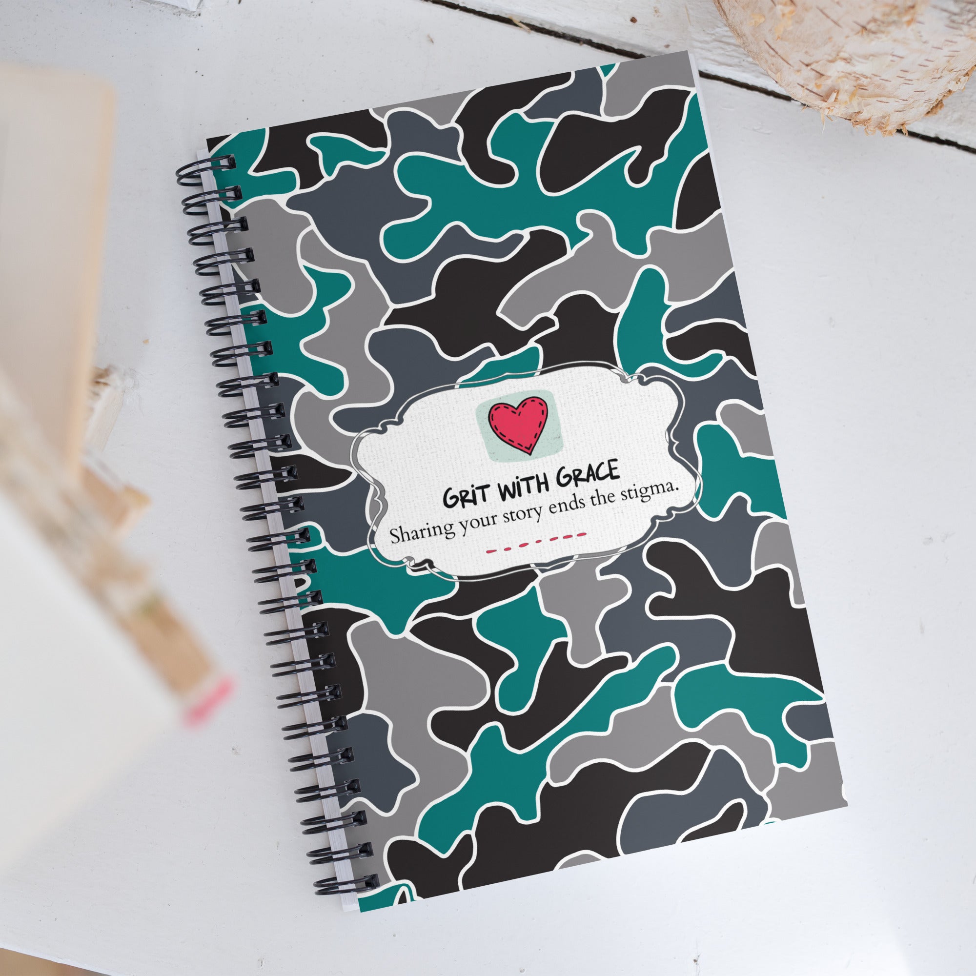 Army Enthusiast Camouflage Notebook