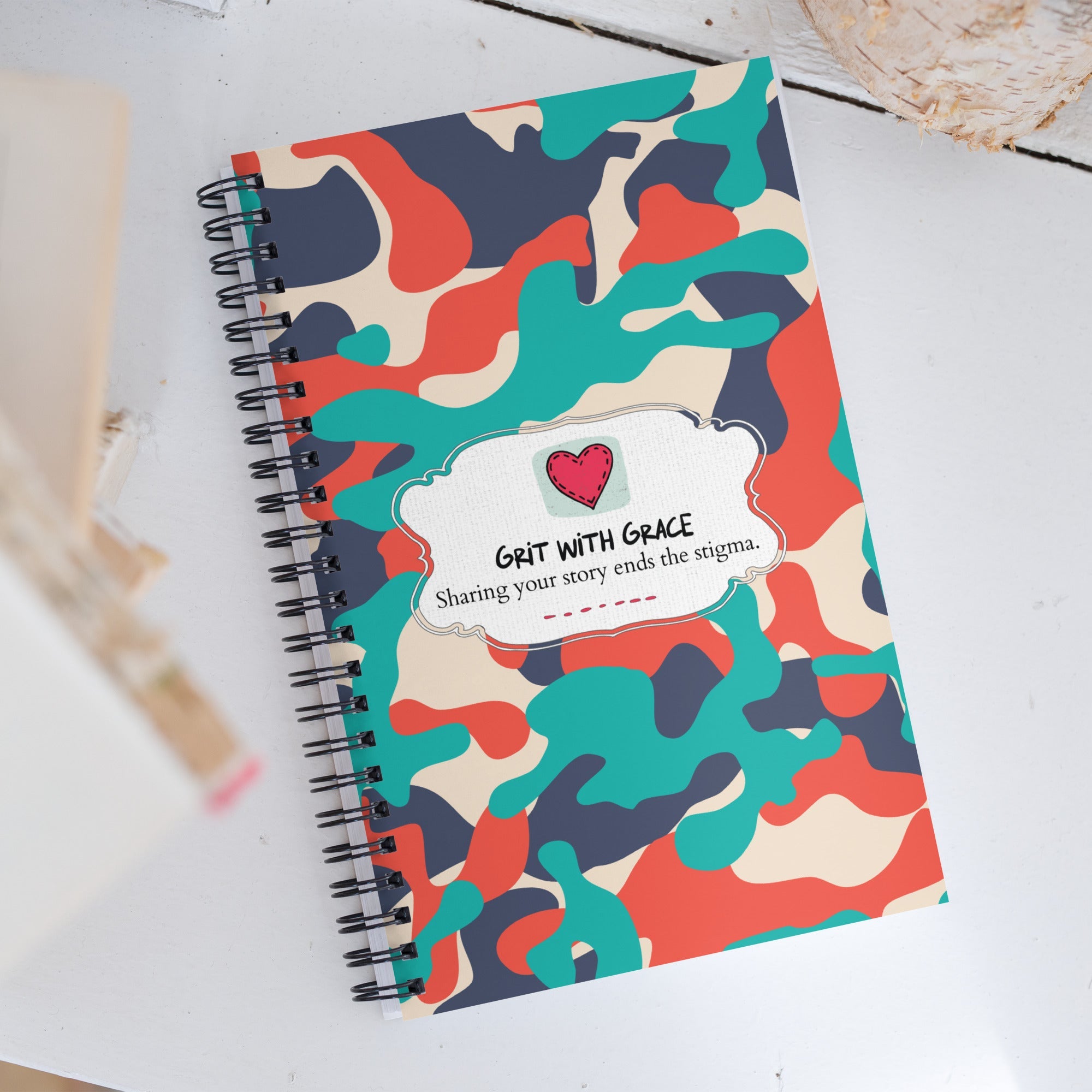 Army Enthusiast Camouflage Notebook
