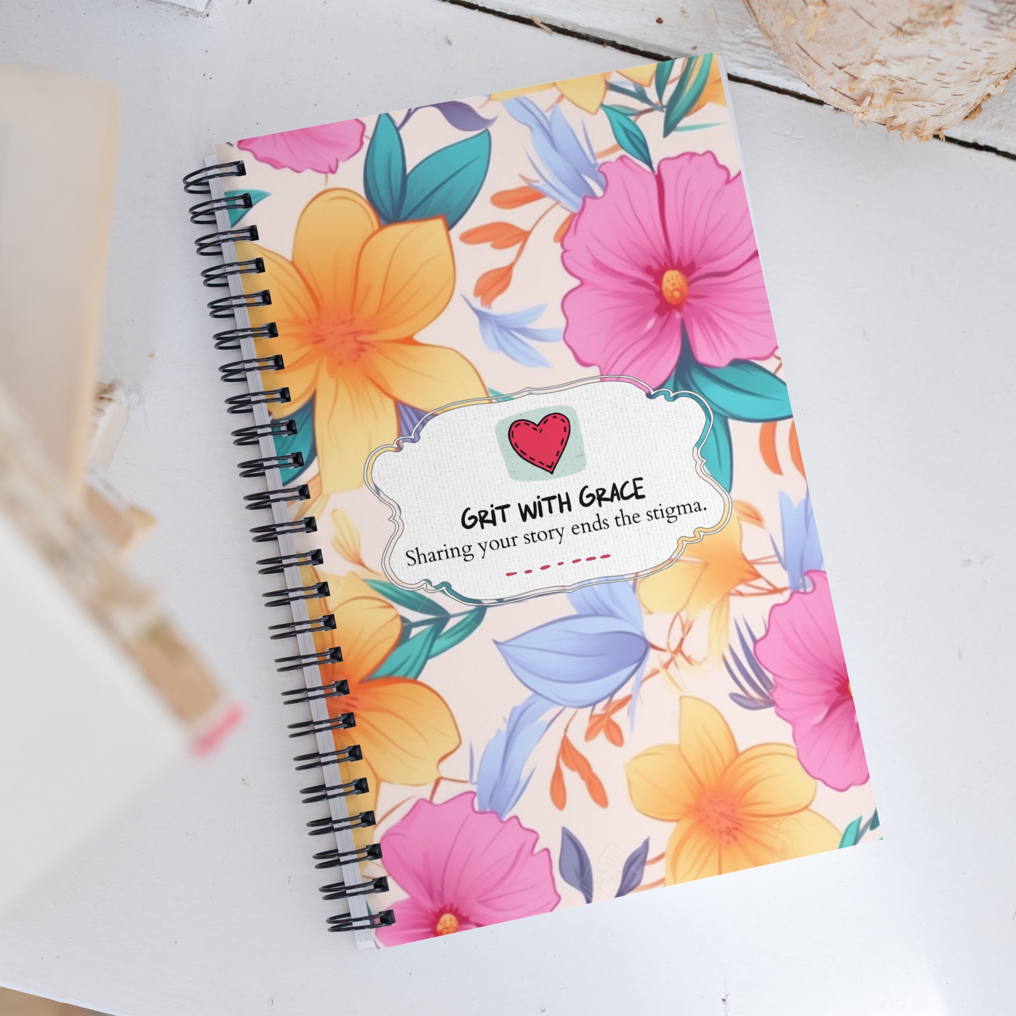 Floral Lover's Planning Enthusiast Flower Notebook