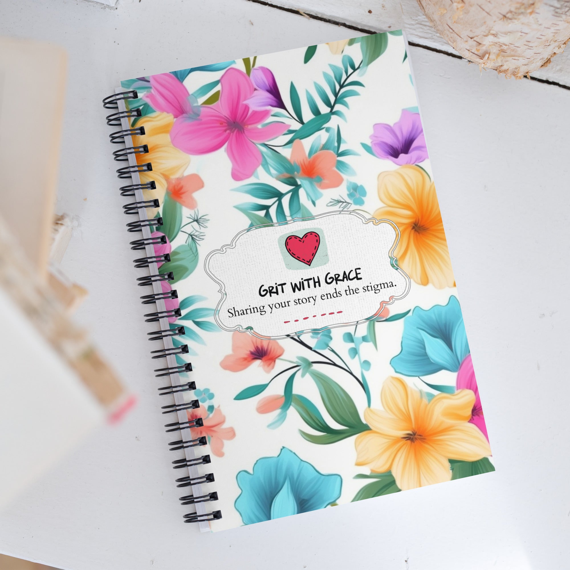 Floral Lover's Planning Enthusiast Flower Notebook