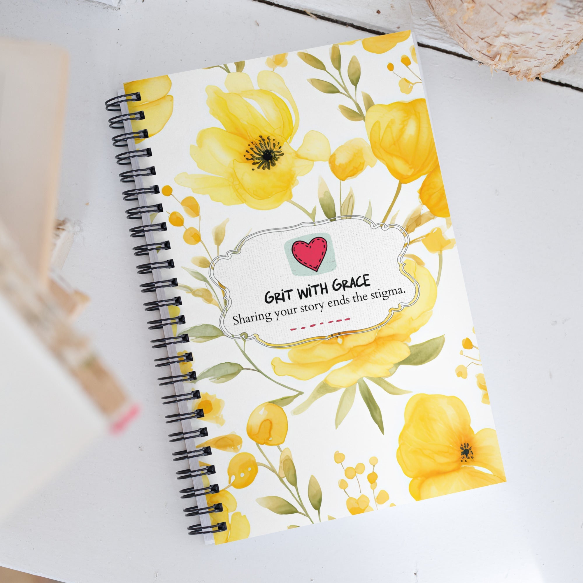 Floral Lover's Planning Enthusiast Flower Notebook