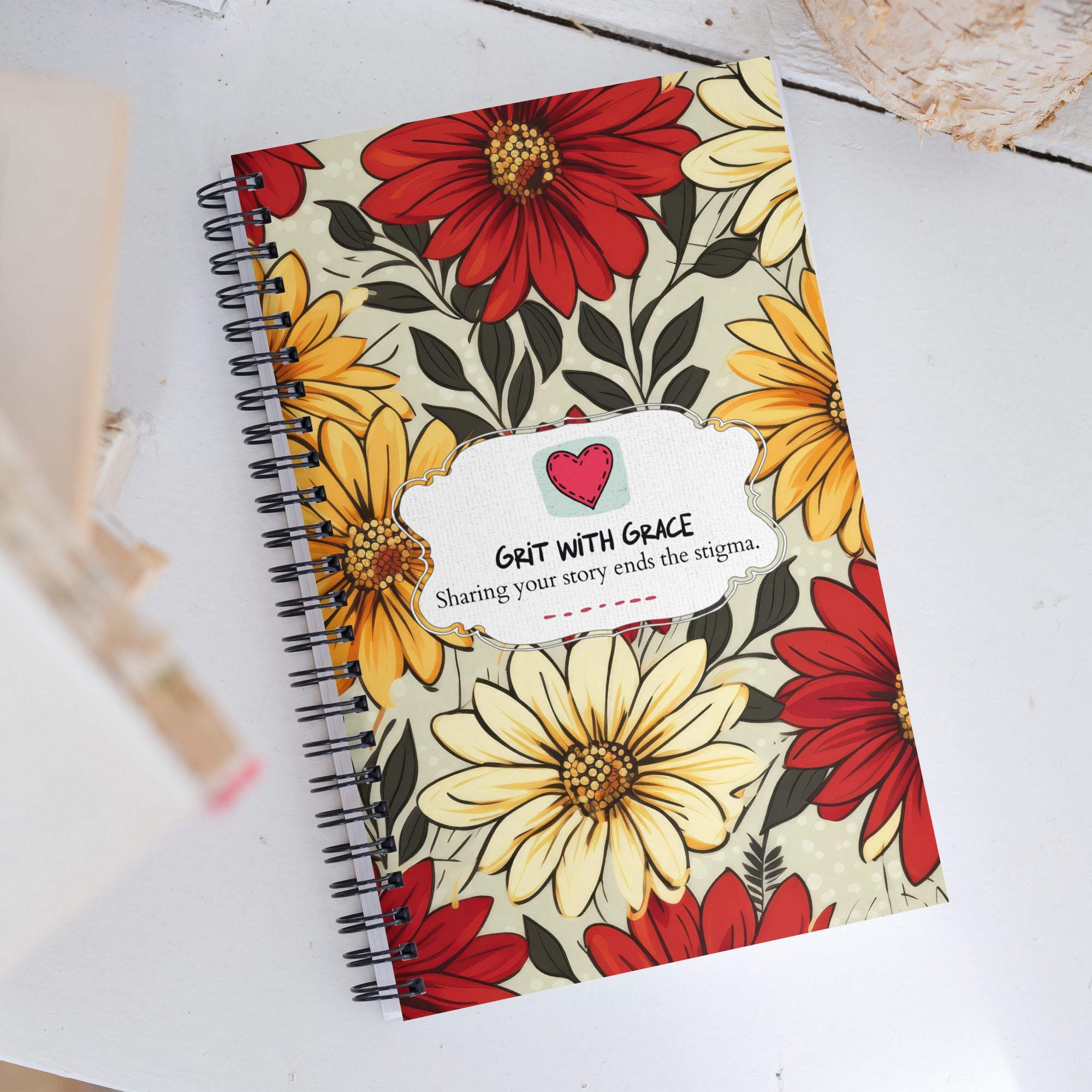 Floral Lover's Planning Enthusiast Flower Notebook