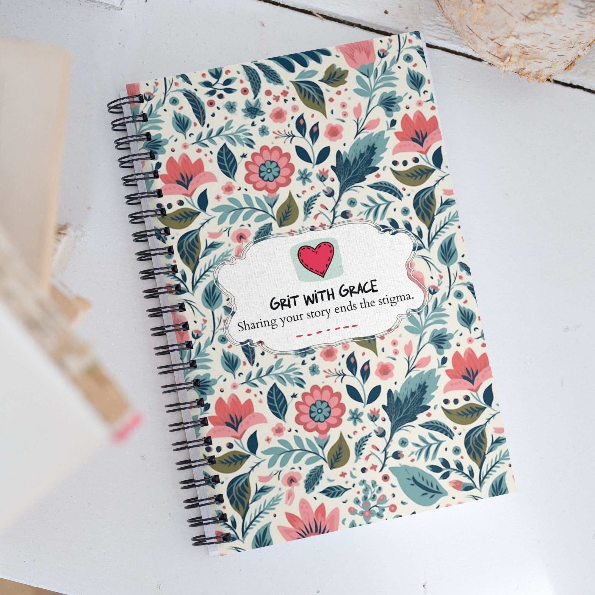 Floral Lover's Planning Enthusiast Flower Notebook