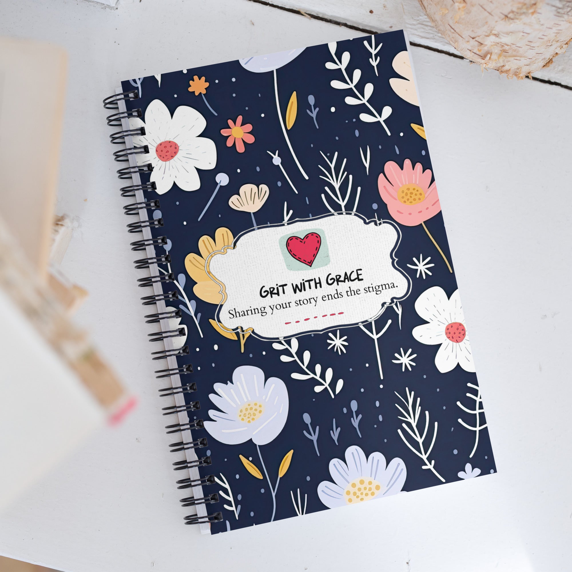 Floral Lover's Planning Enthusiast Flower Notebook
