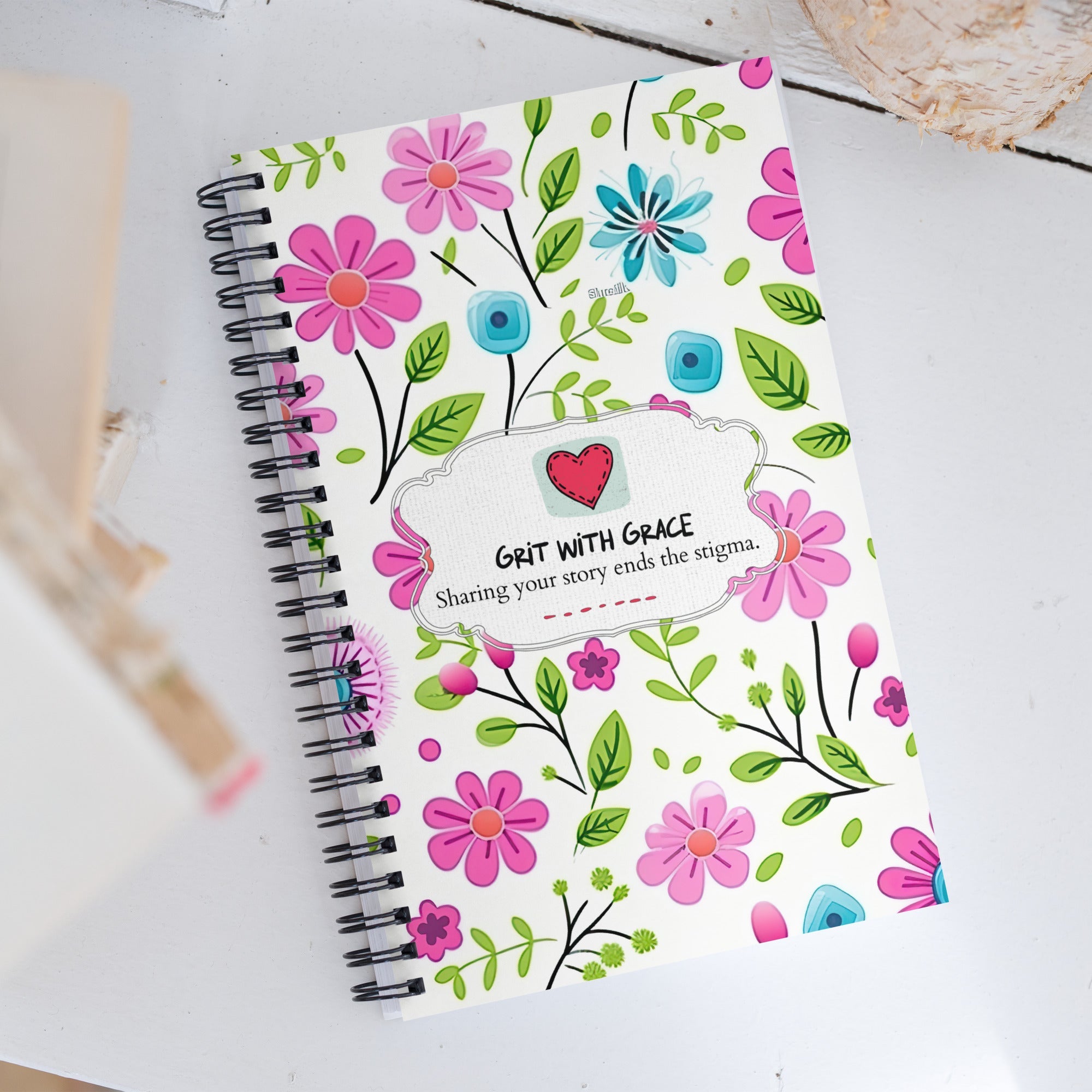 Floral Lover's Planning Enthusiast Flower Notebook