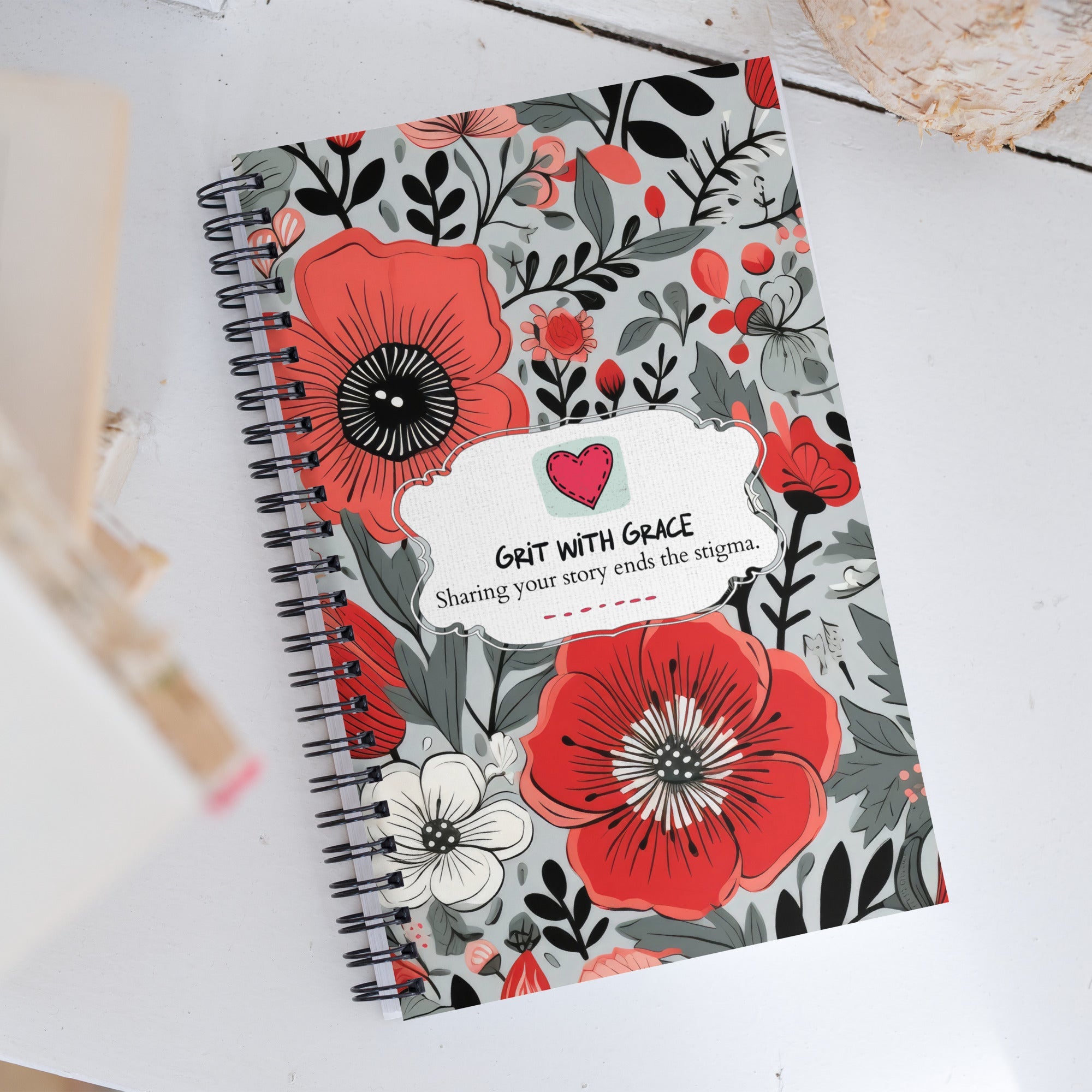 Floral Lover's Planning Enthusiast Flower Notebook
