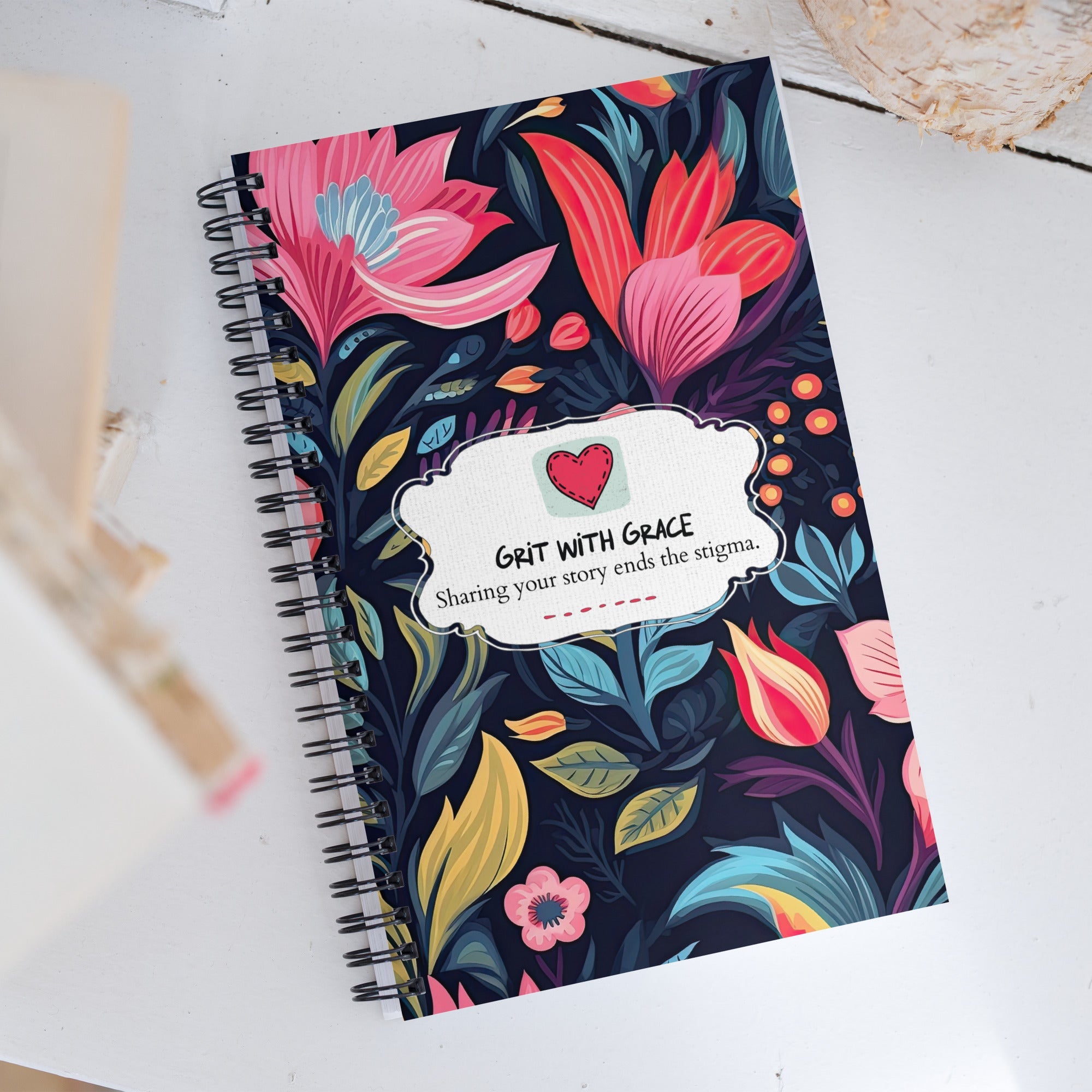 Floral Lover's Planning Enthusiast Flower Notebook