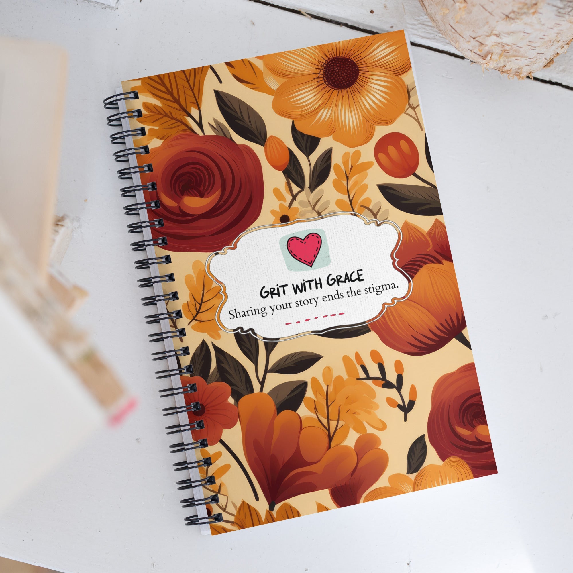 Floral Lover's Planning Enthusiast Flower Notebook