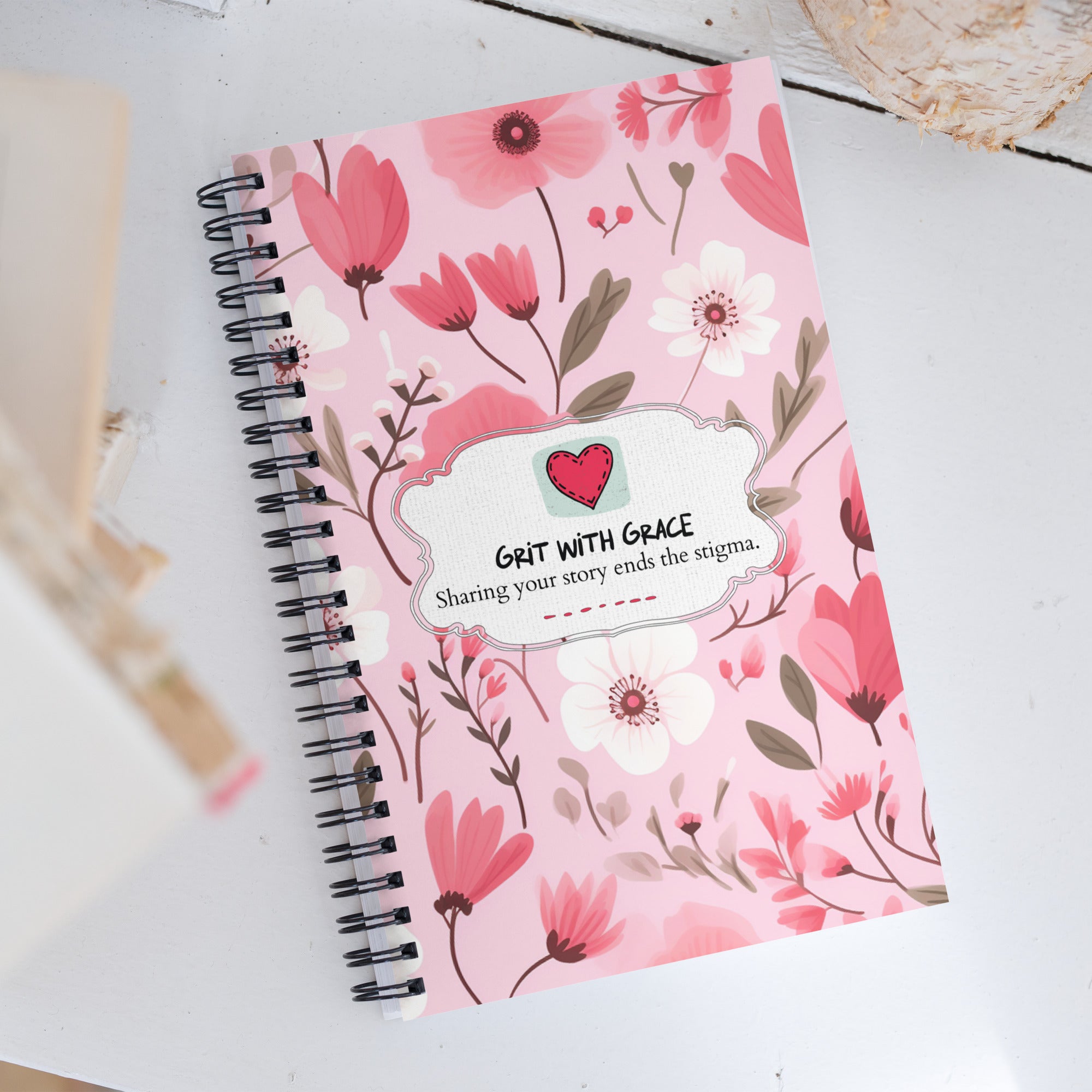 Floral Lover's Planning Enthusiast Flower Notebook