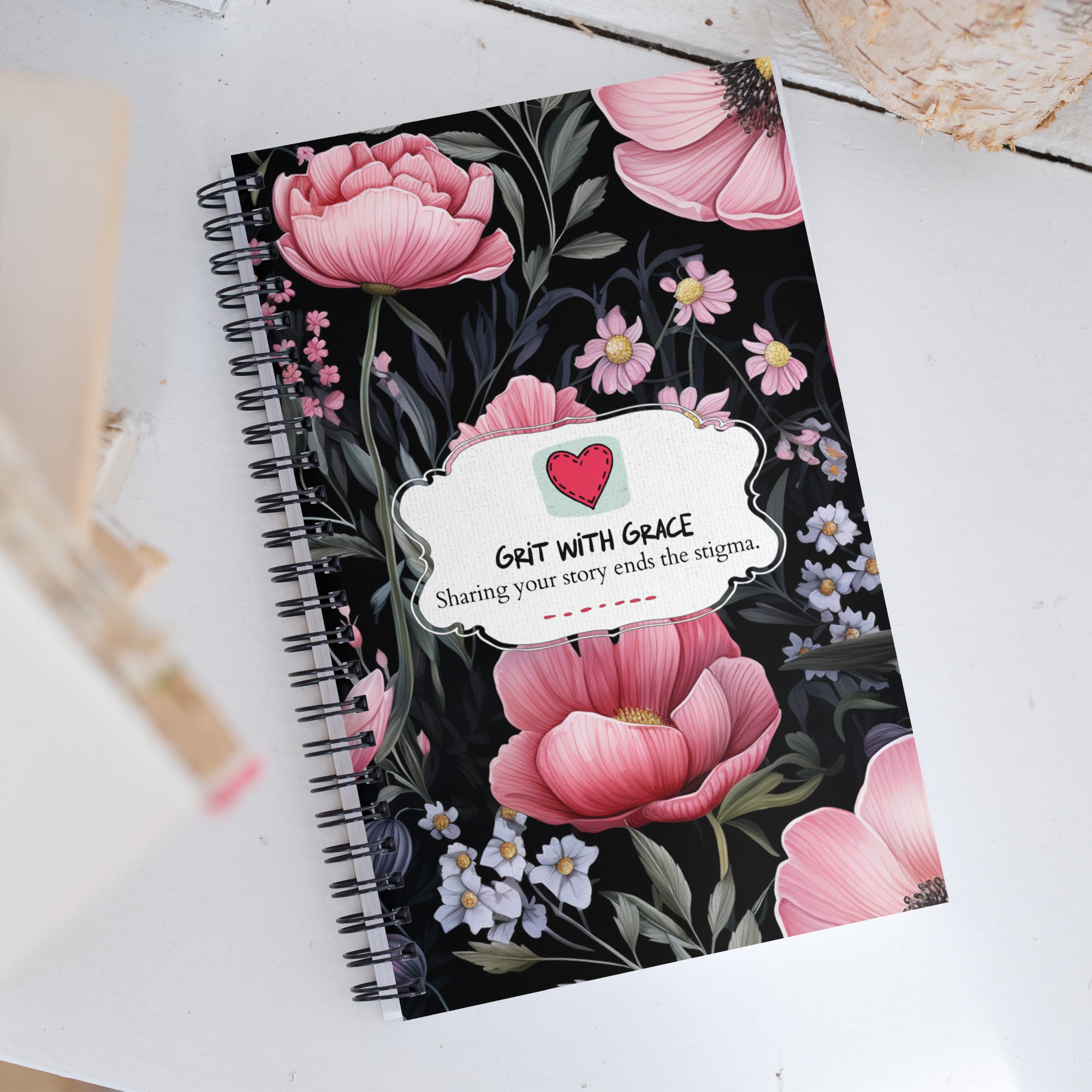 Floral Lover's Planning Enthusiast Flower Notebook