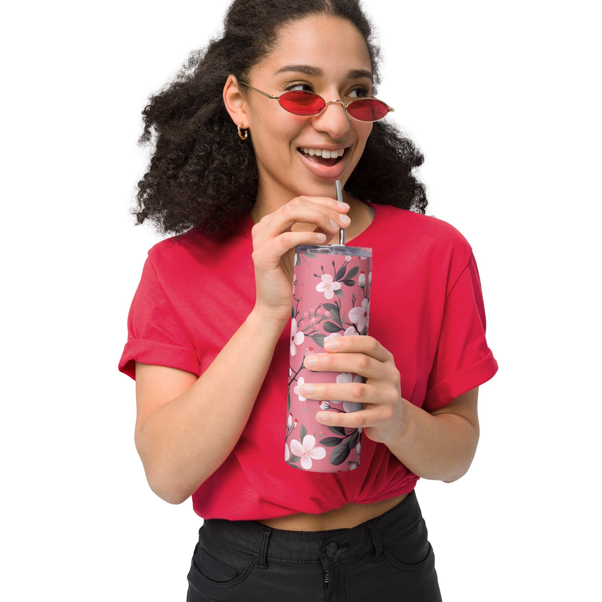 Floral Lover's Springtime Party Tumbler