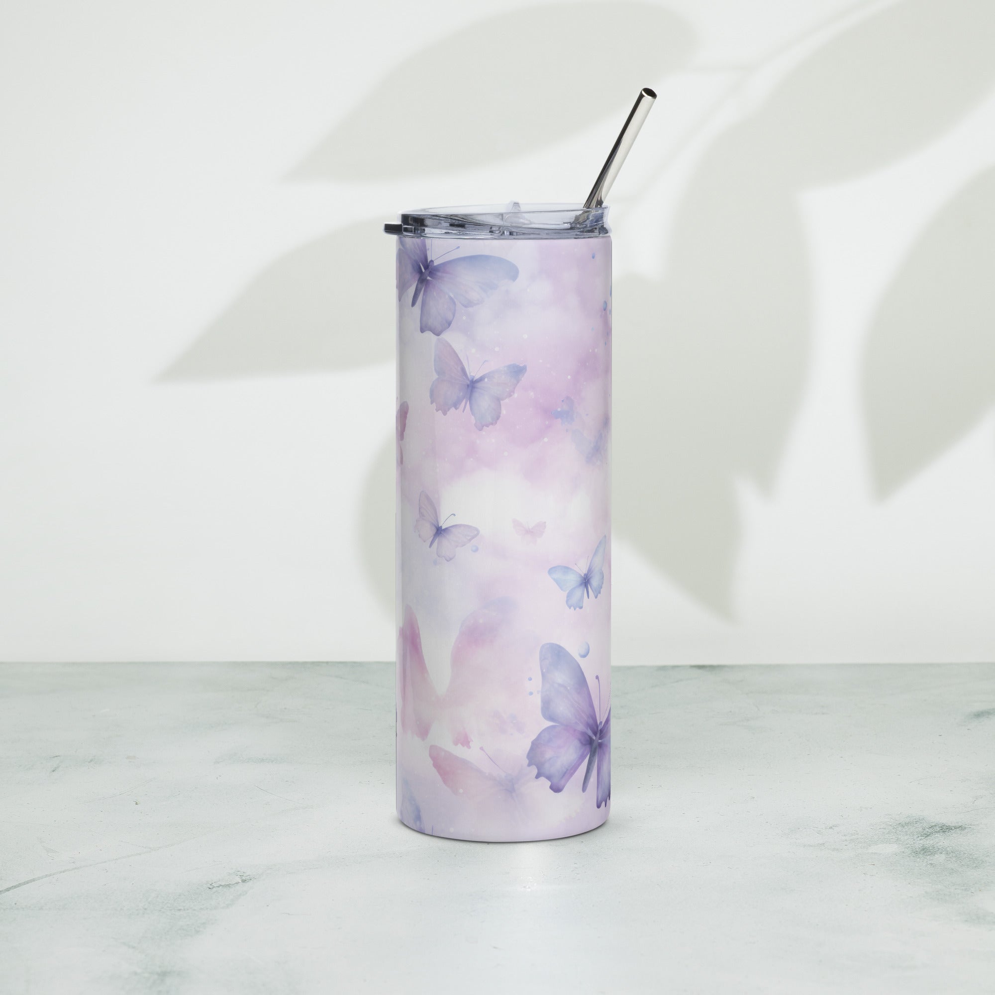 Butterfly Lover's Nature-Inspired Party Tumbler