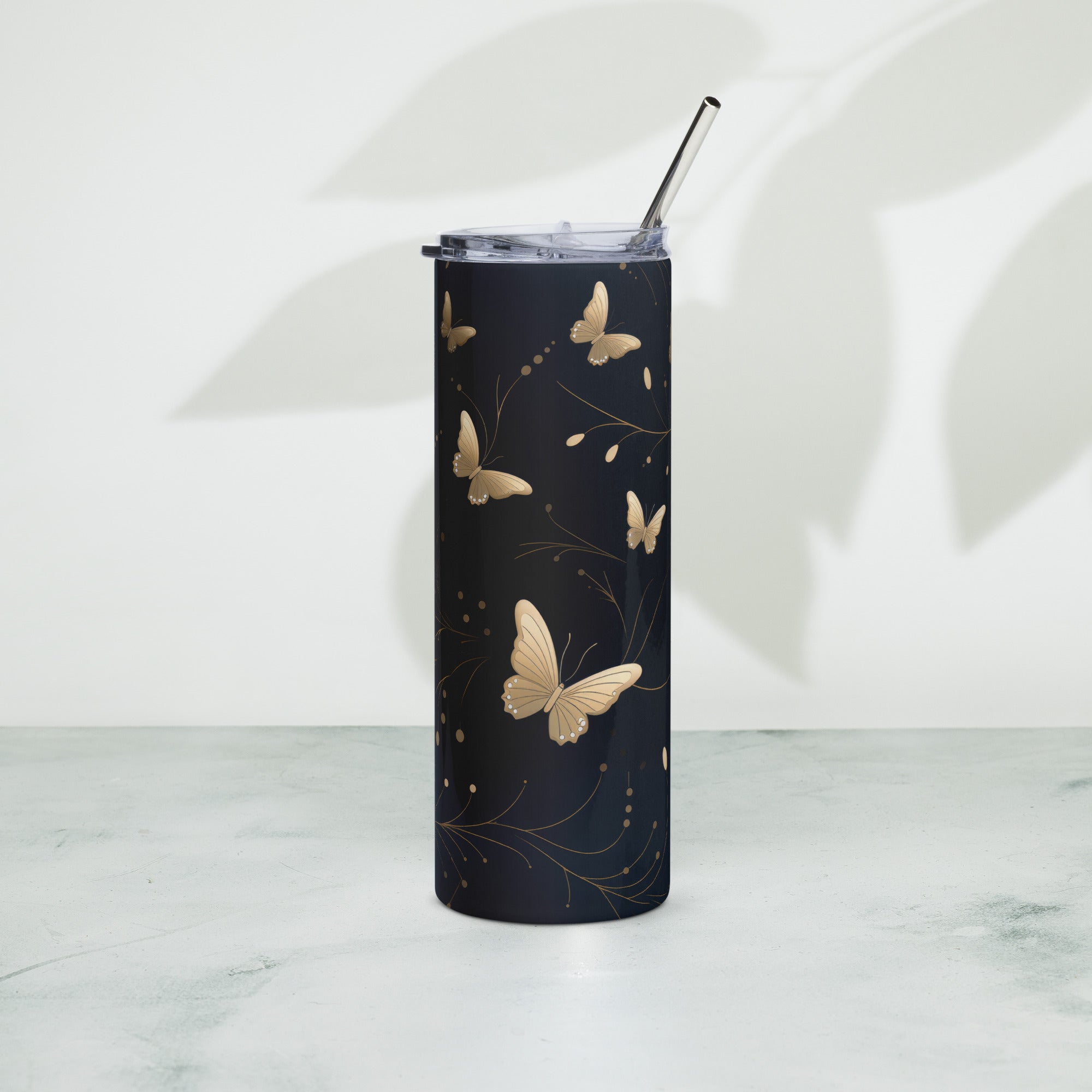 Butterfly Lover's Nature-Inspired Party Tumbler
