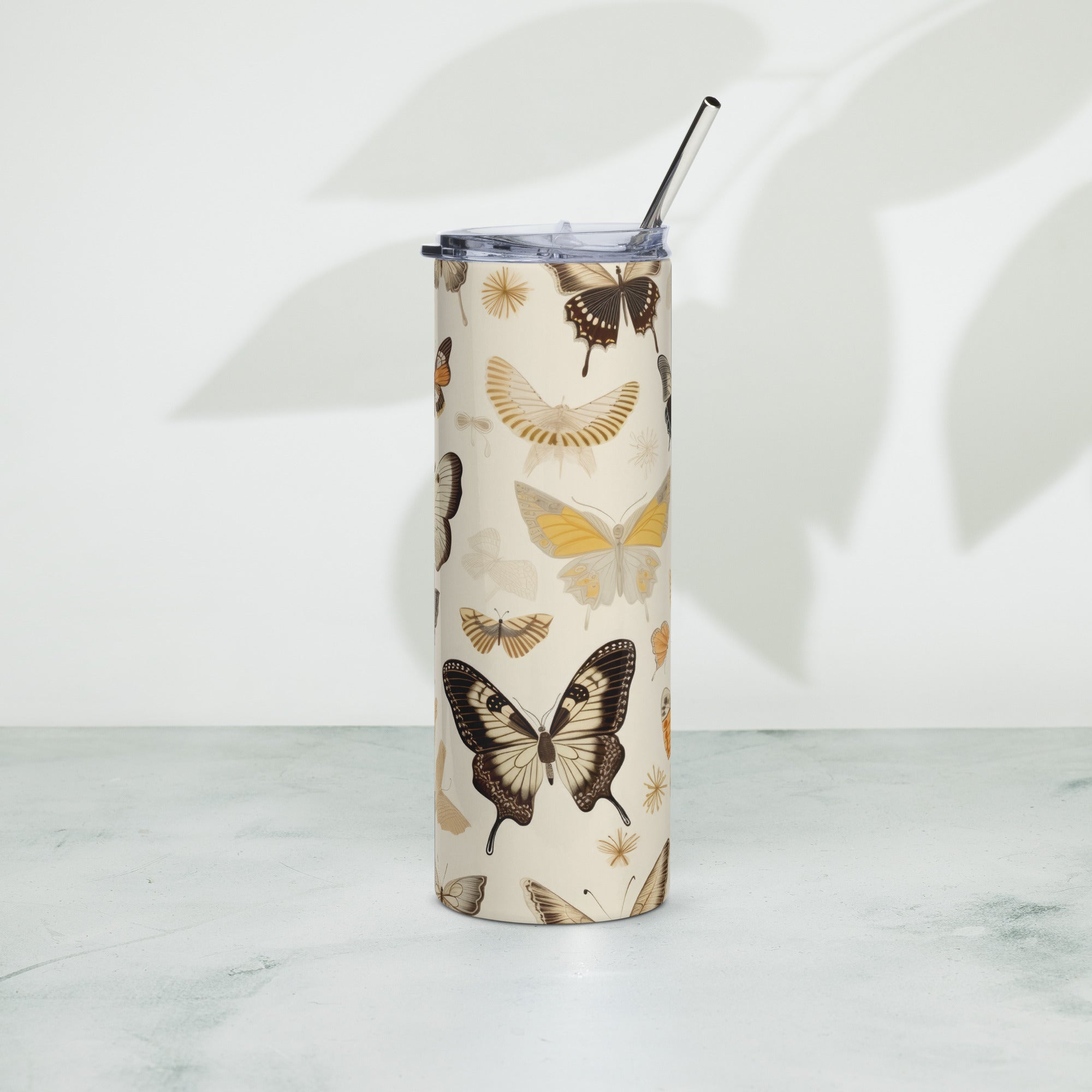 Butterfly Lover's Nature-Inspired Party Tumbler