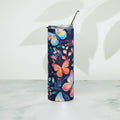 Butterfly Lover's Nature-Inspired Party Tumbler