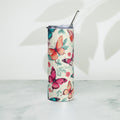 Butterfly Lover's Nature-Inspired Party Tumbler