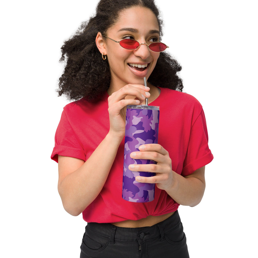 Army Enthusiast Camouflage Party Tumbler