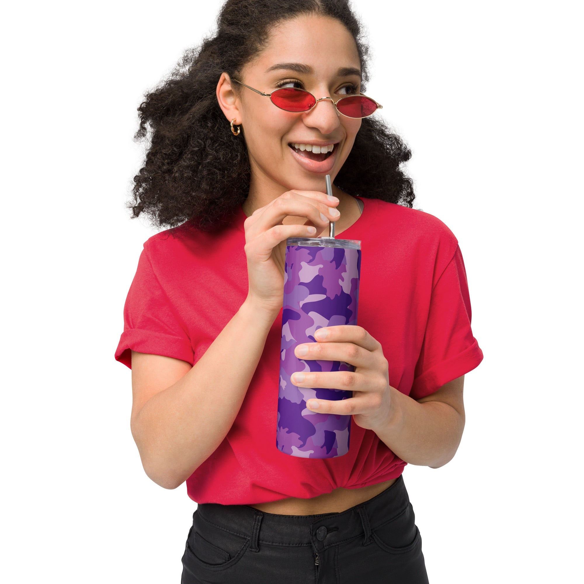 Army Enthusiast Camouflage Party Tumbler