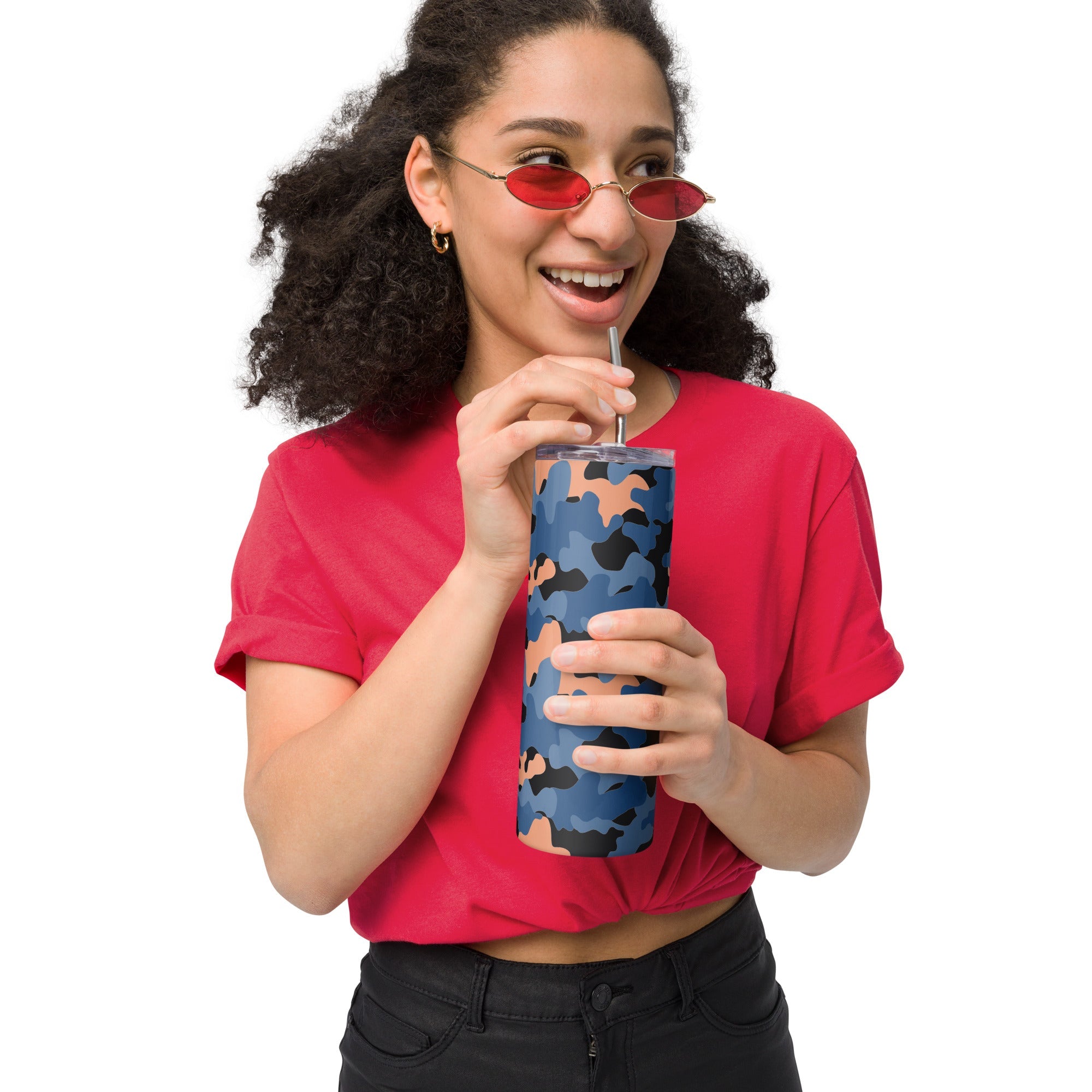 Army Enthusiast Camouflage Party Tumbler