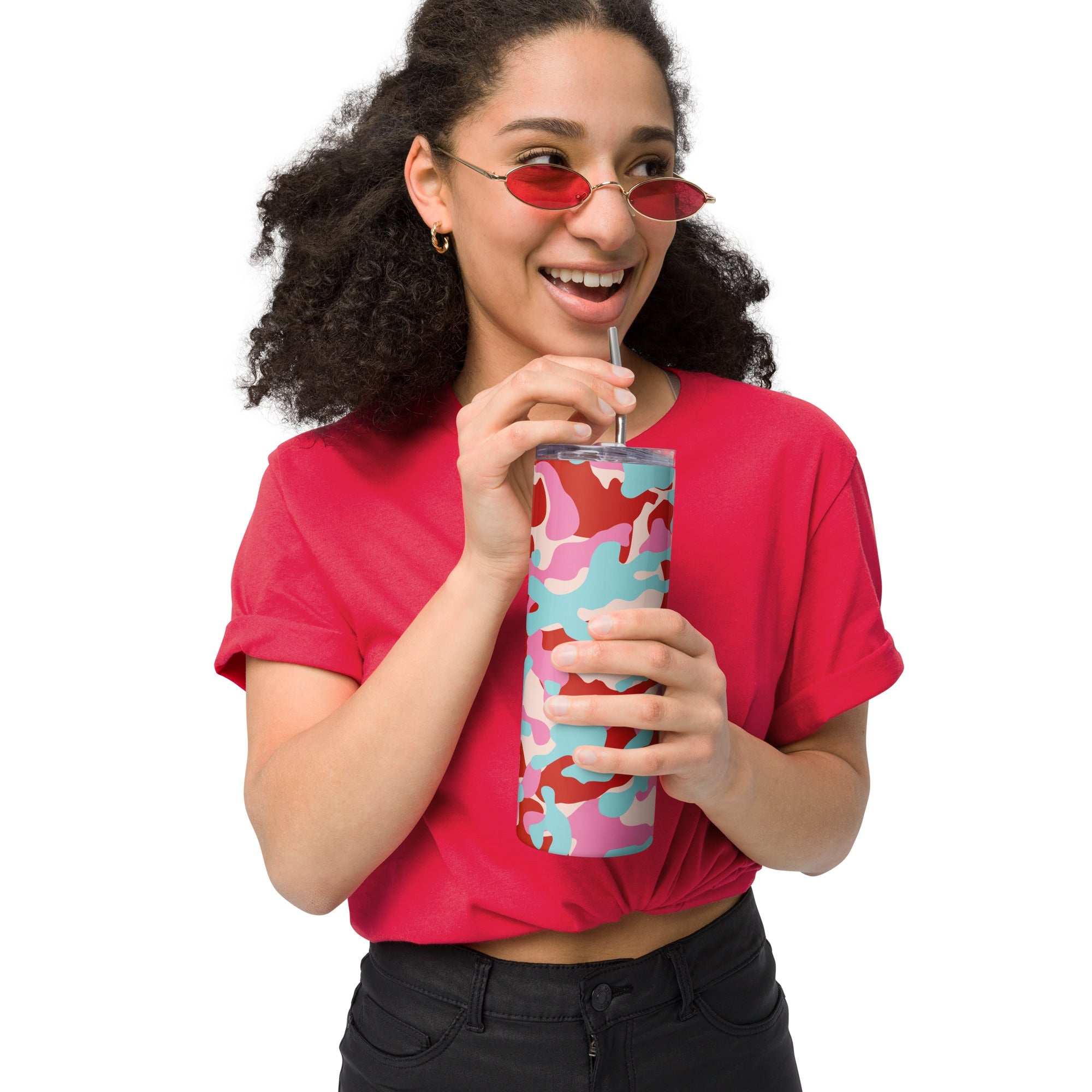 Army Enthusiast Camouflage Party Tumbler