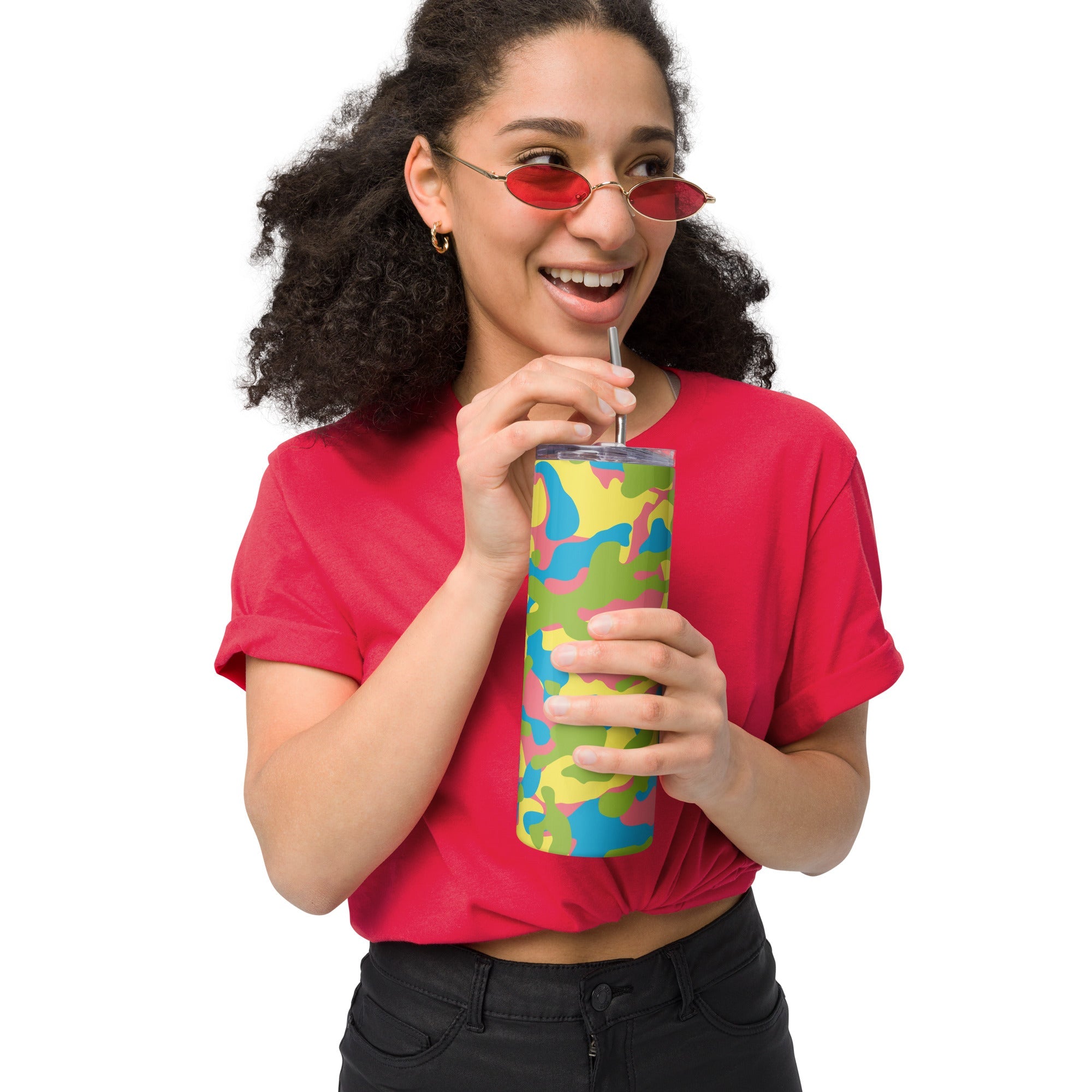 Army Enthusiast Camouflage Party Tumbler