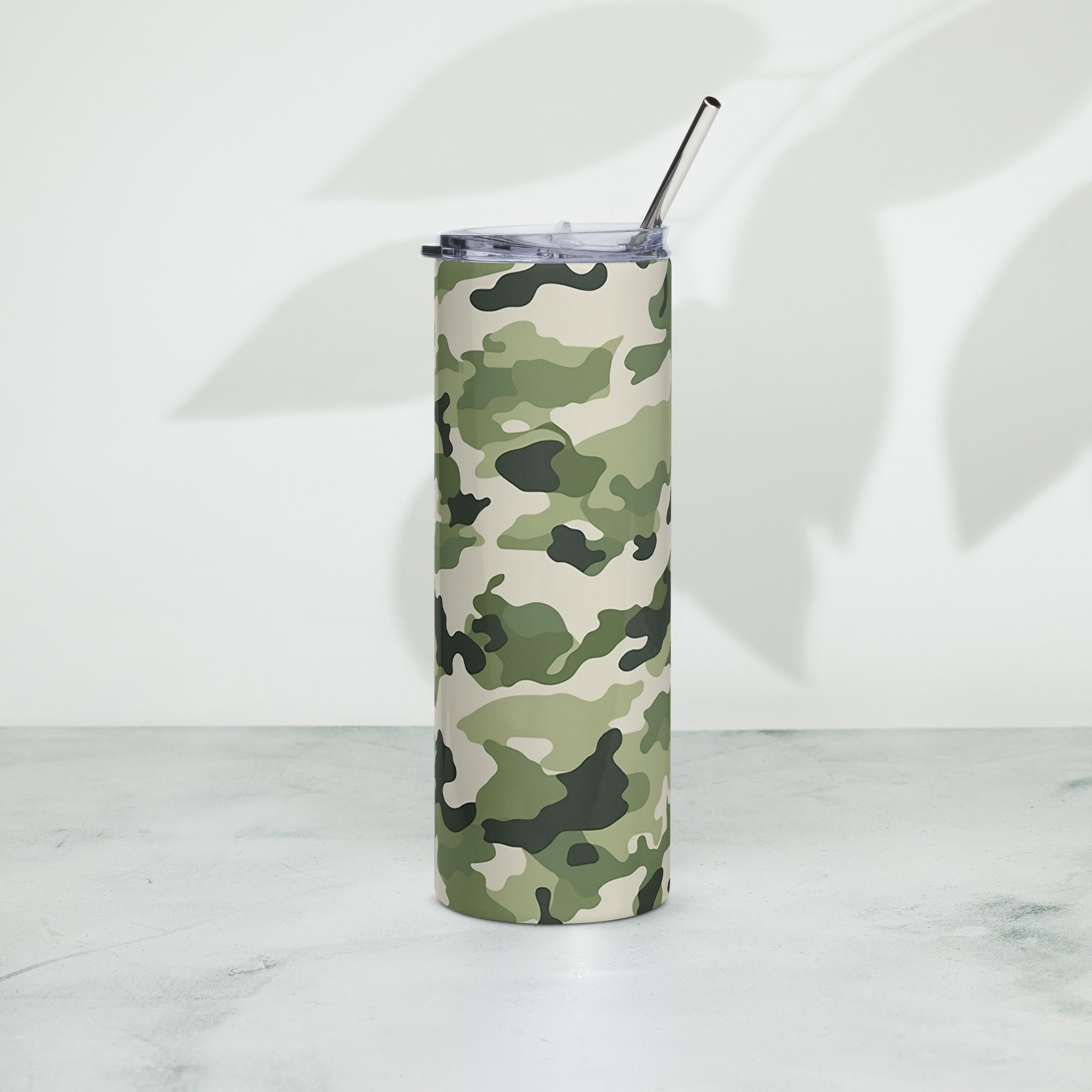 Army Enthusiast Camouflage Stainless Steel Tumbler