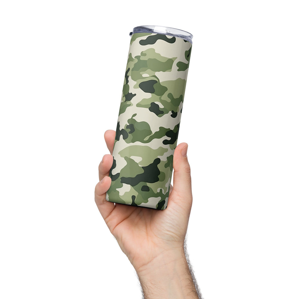 Army Enthusiast Camouflage Stainless Steel Tumbler