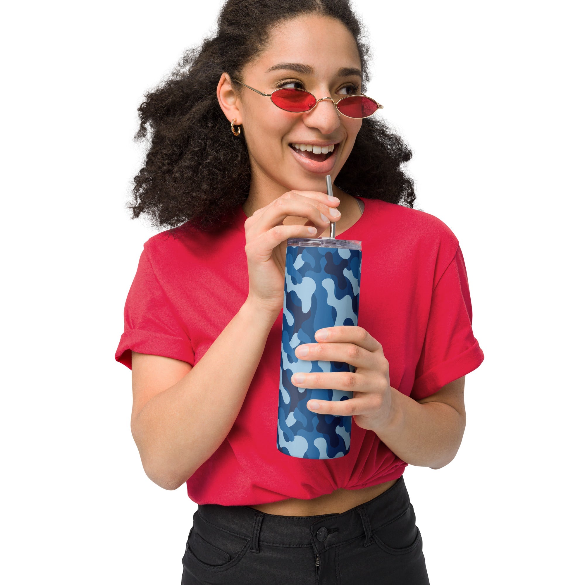 Army Enthusiast Camouflage Party Tumbler