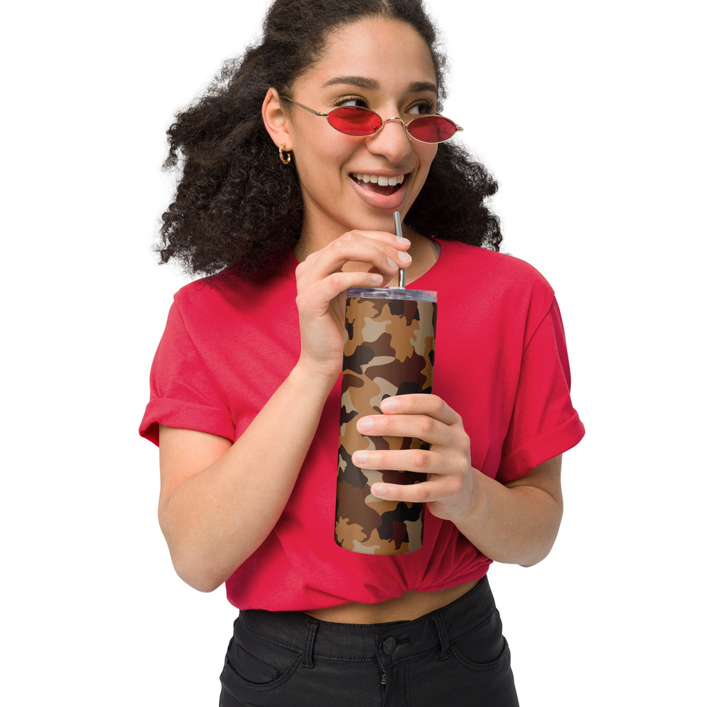 Army Enthusiast Camouflage Party Tumbler