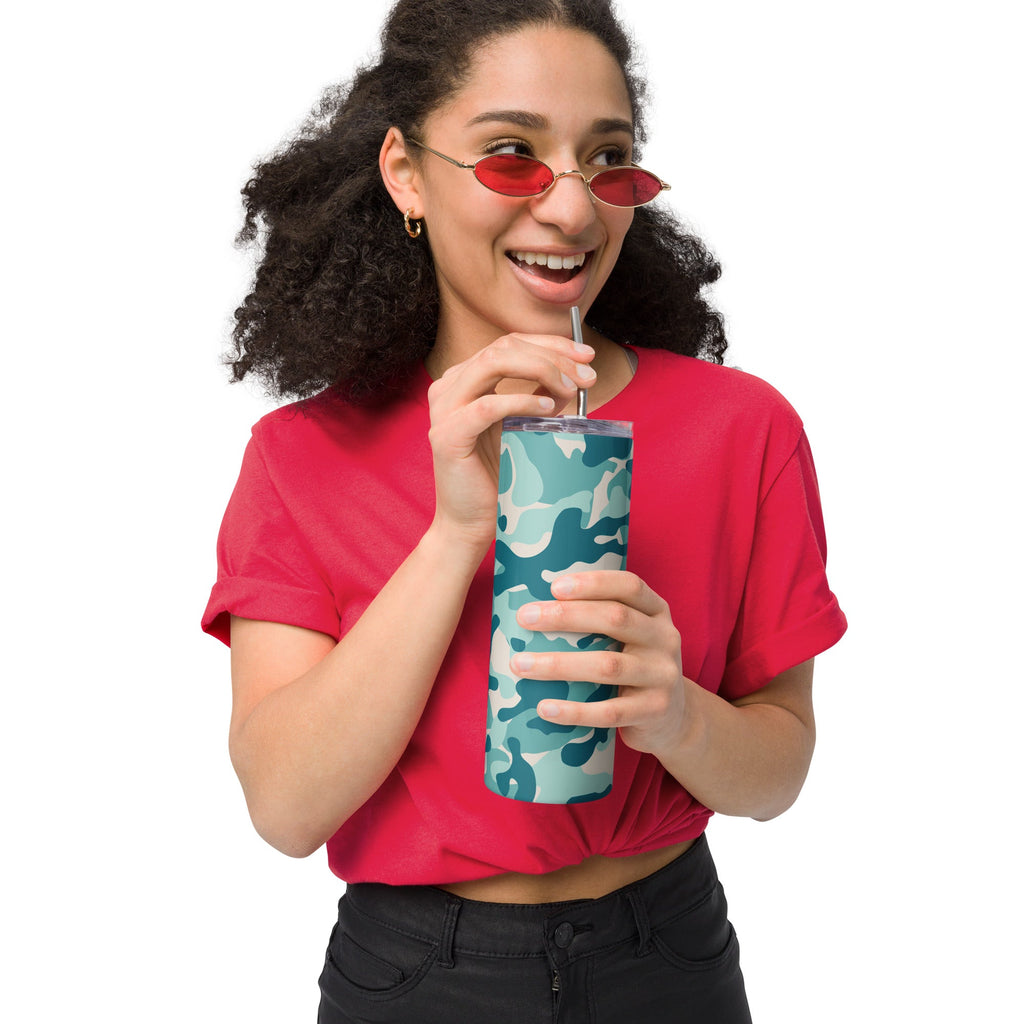 Army Enthusiast Camouflage Party Tumbler