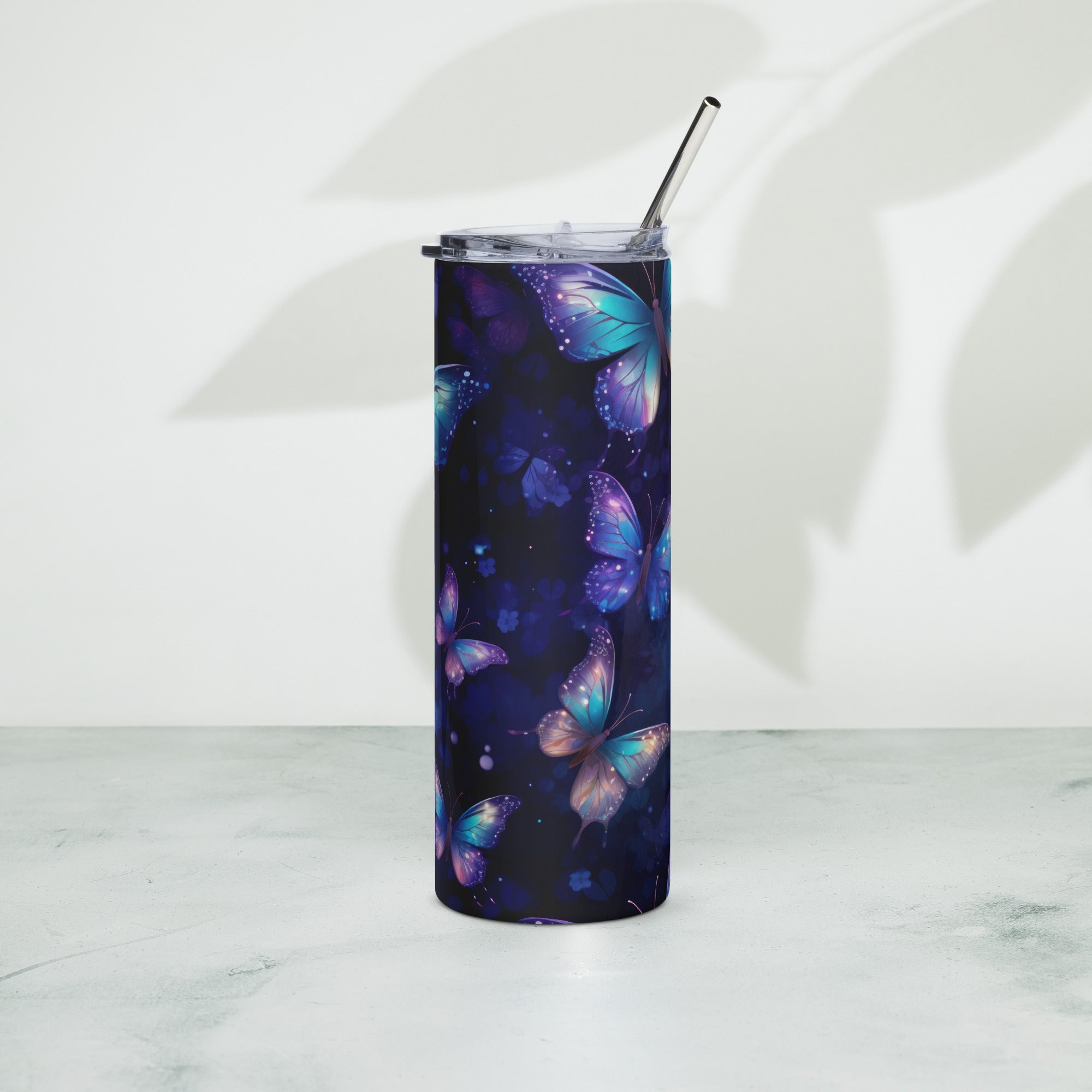Butterfly Lover's Nature-Inspired Party Tumbler